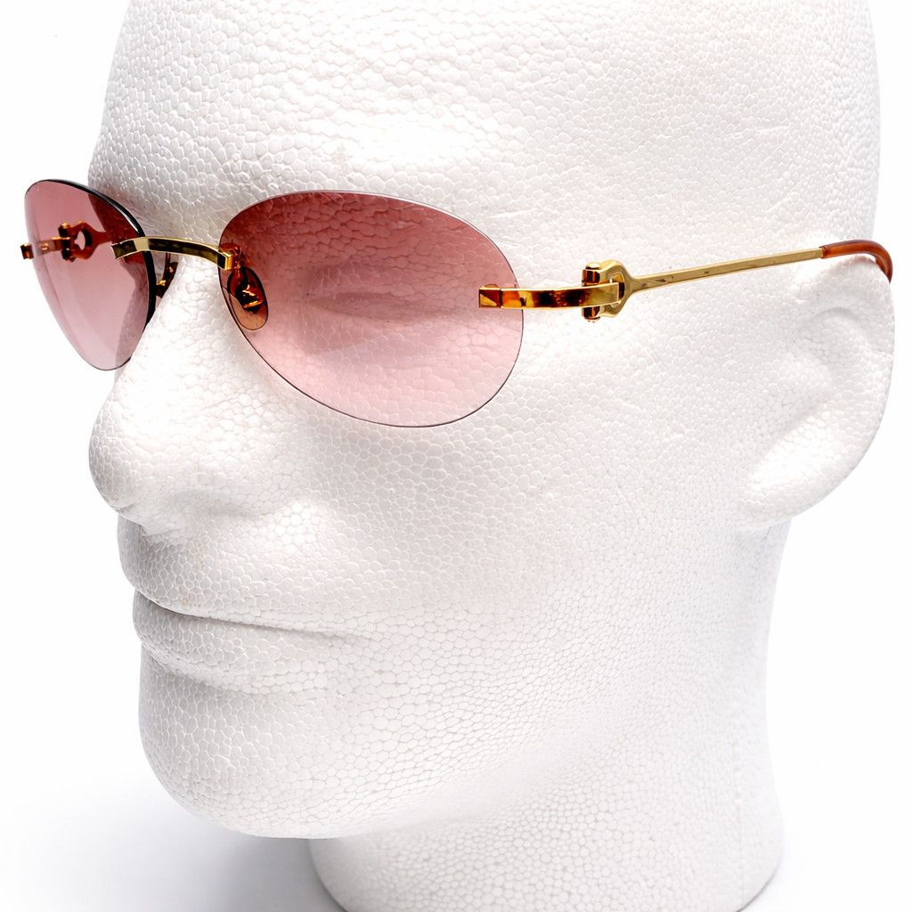 Cartier Authentic Cartier Bolon Gold Glasses CT00450 Size ONE SIZE - 12 Thumbnail