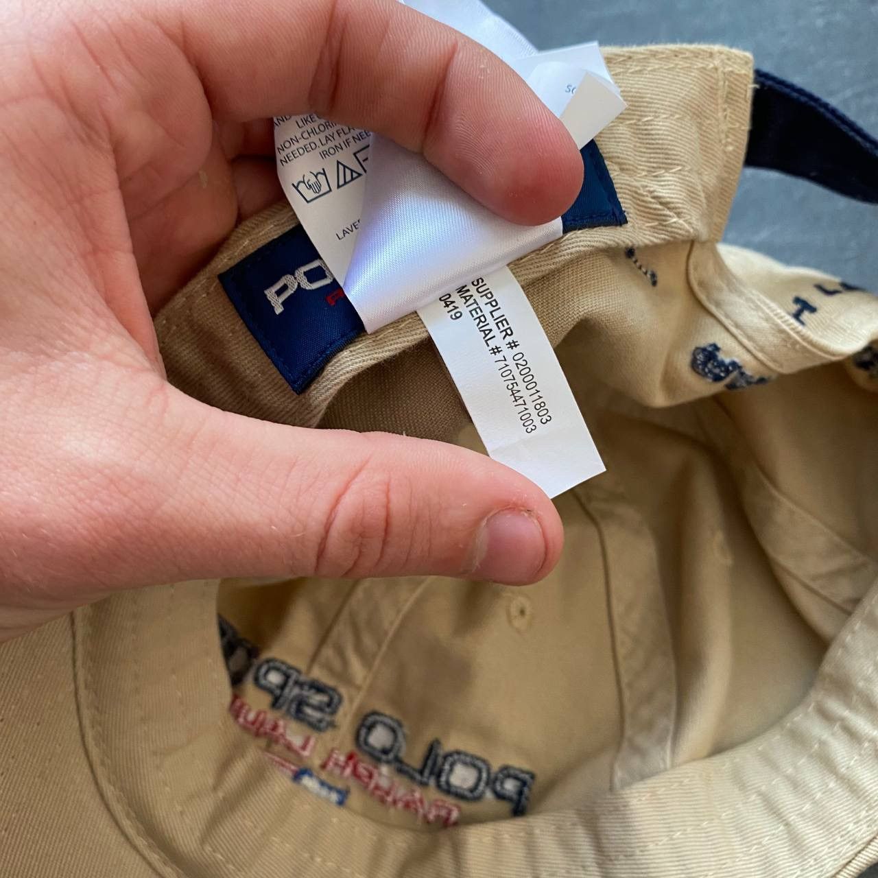 Polo Ralph Lauren × Vintage Rare vintage polo Ralph Lauren USA flag y2k cap Size ONE SIZE - 8 Thumbnail