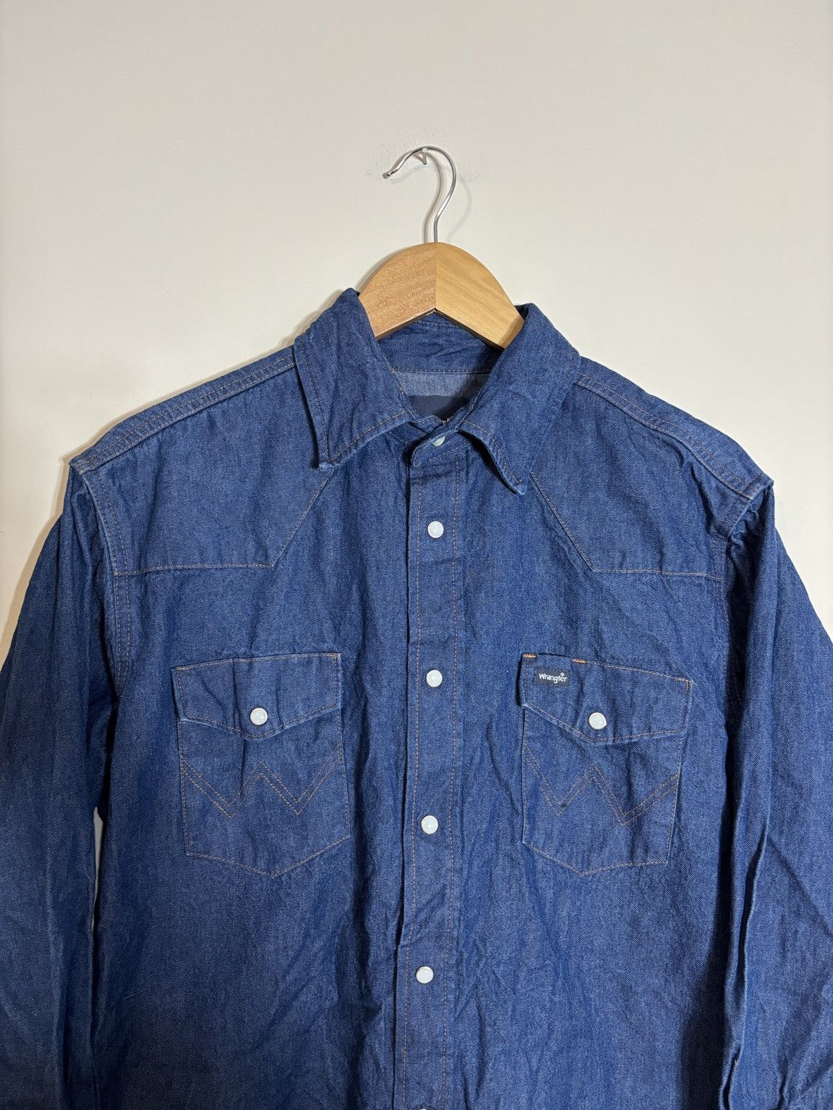 Wrangler Wrangler Denim Pearl Snap Western Shirt Size US L / EU 52-54 / 3 - 2 Thumbnail