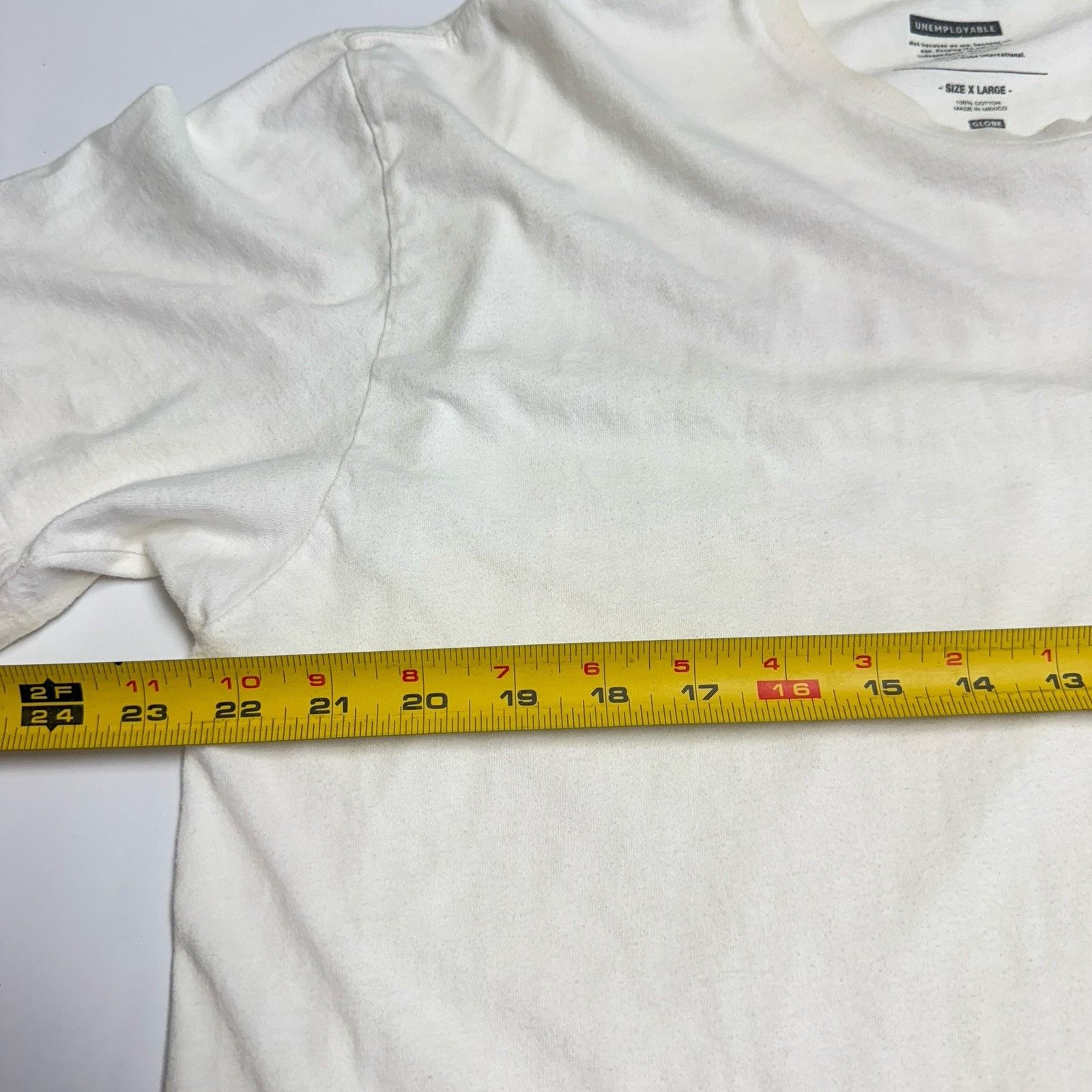 Globe Globe Skateboards Unemployable T Shirt Mens XL White Size US XL / EU 56 / 4 - 11 Thumbnail