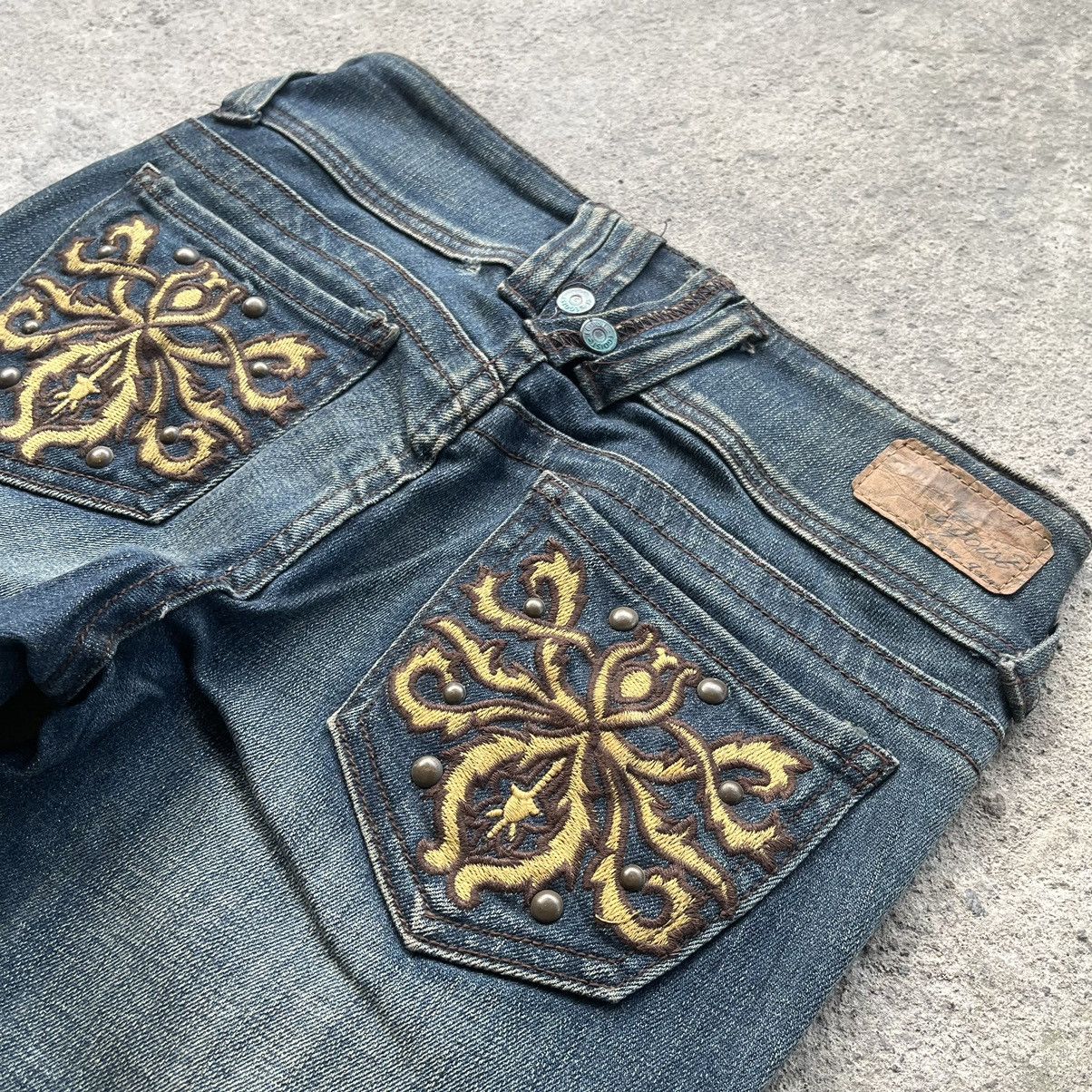 Luxury Jeans Egoist Denim Pants Super Wide Leg Opening