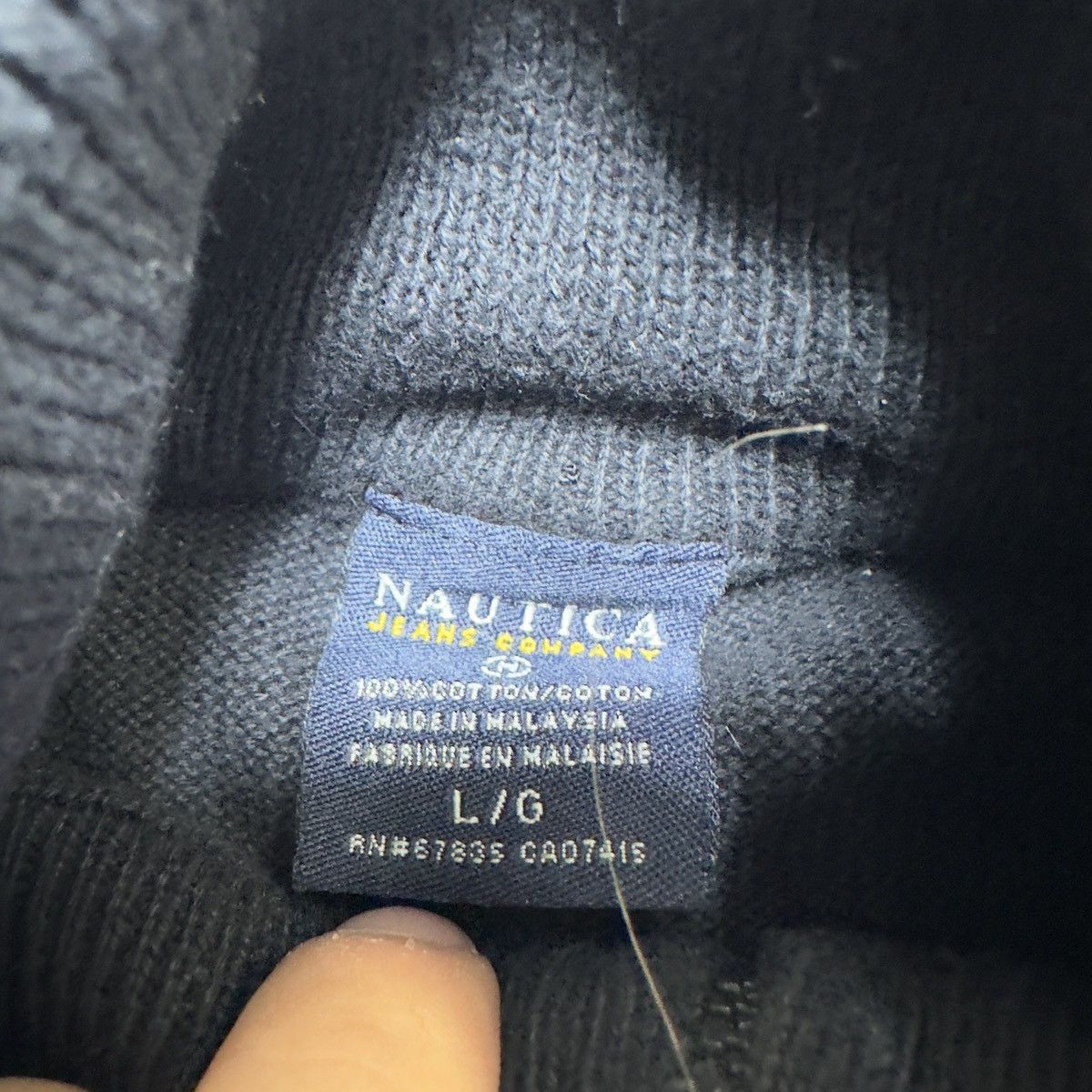 Nautica × Vintage Vintage Nautica Jeans sweater Size US L / EU 52-54 / 3 - 5 Thumbnail