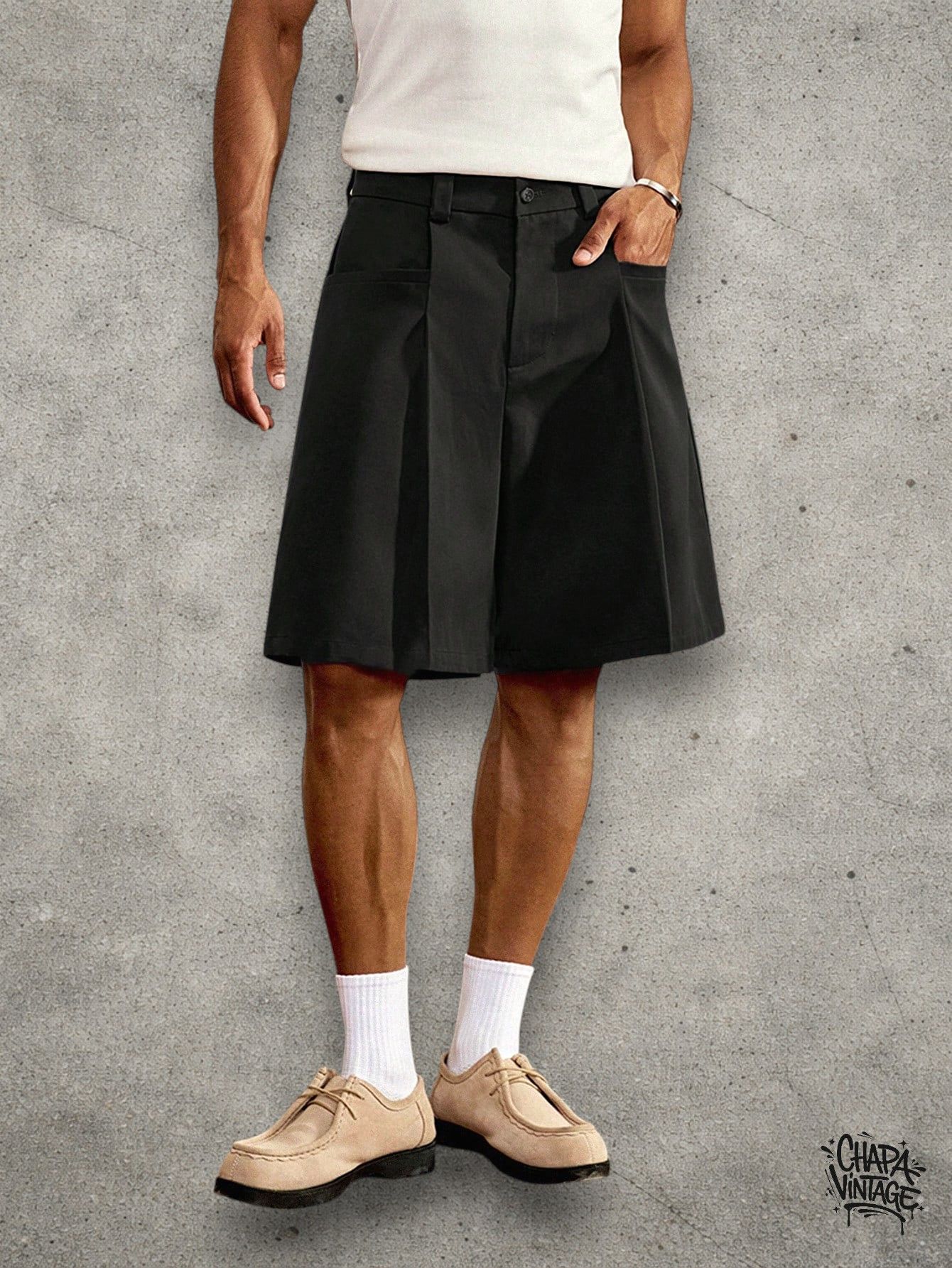 Vintage Casual avant garde shorts Size US 32 / EU 48 - 1 Thumbnail