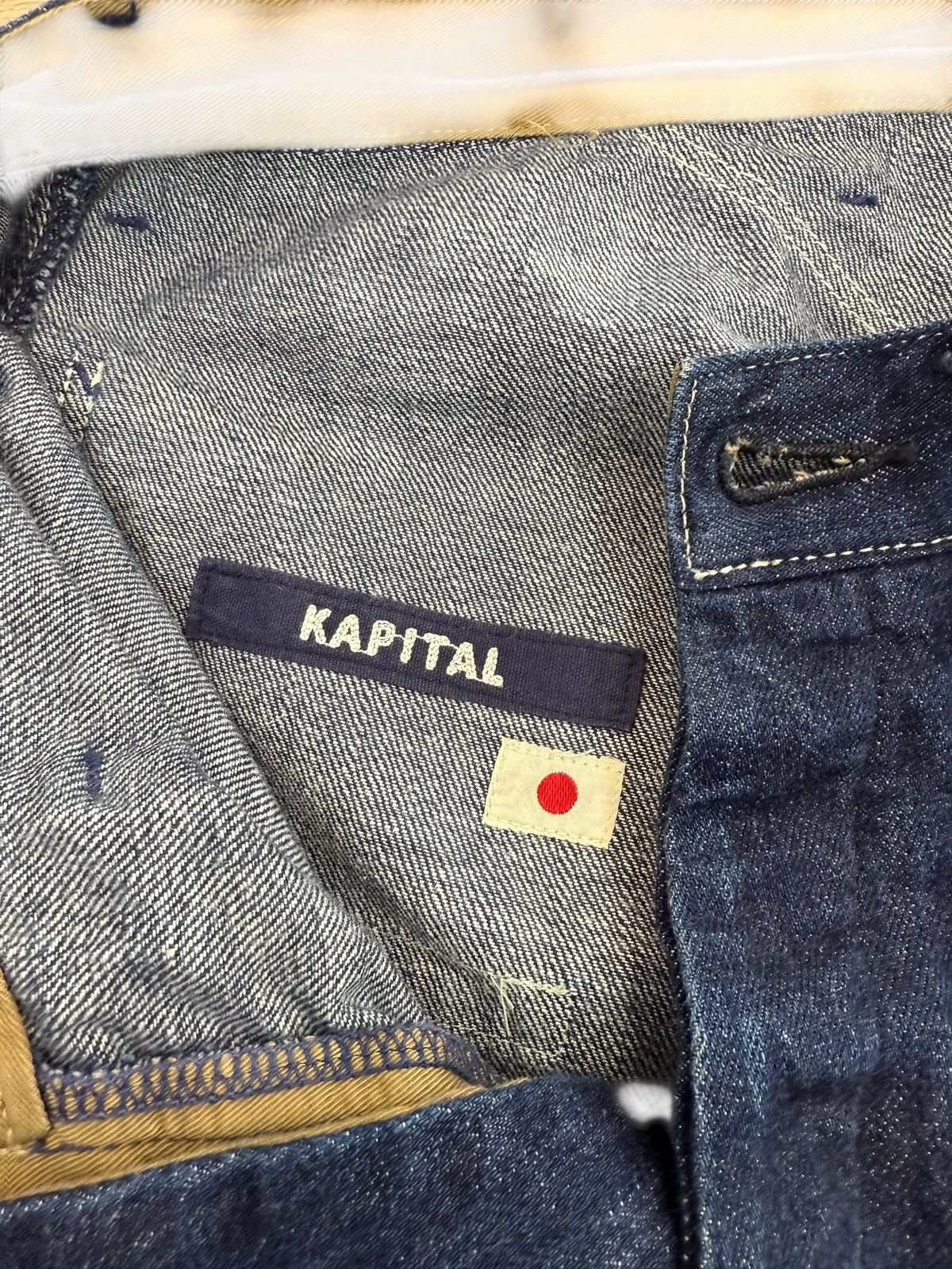 Kapital Rare‼️ Kapital Bush Pant Blue Wash Flaire Jeans Size US 30 / EU 46 - 6 Thumbnail