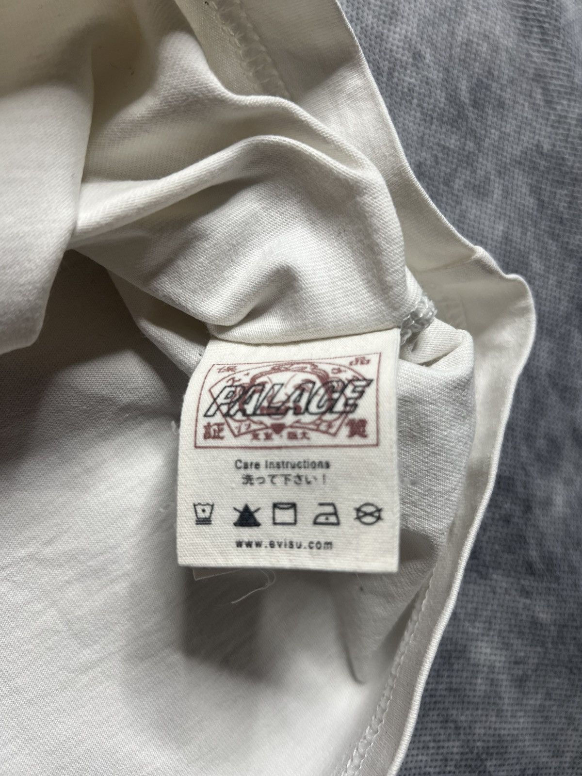 Evisu × Palace PALACE EVISU HEART T-SHIRT (WHITE) Size US L / EU 52-54 / 3 - 9 Thumbnail