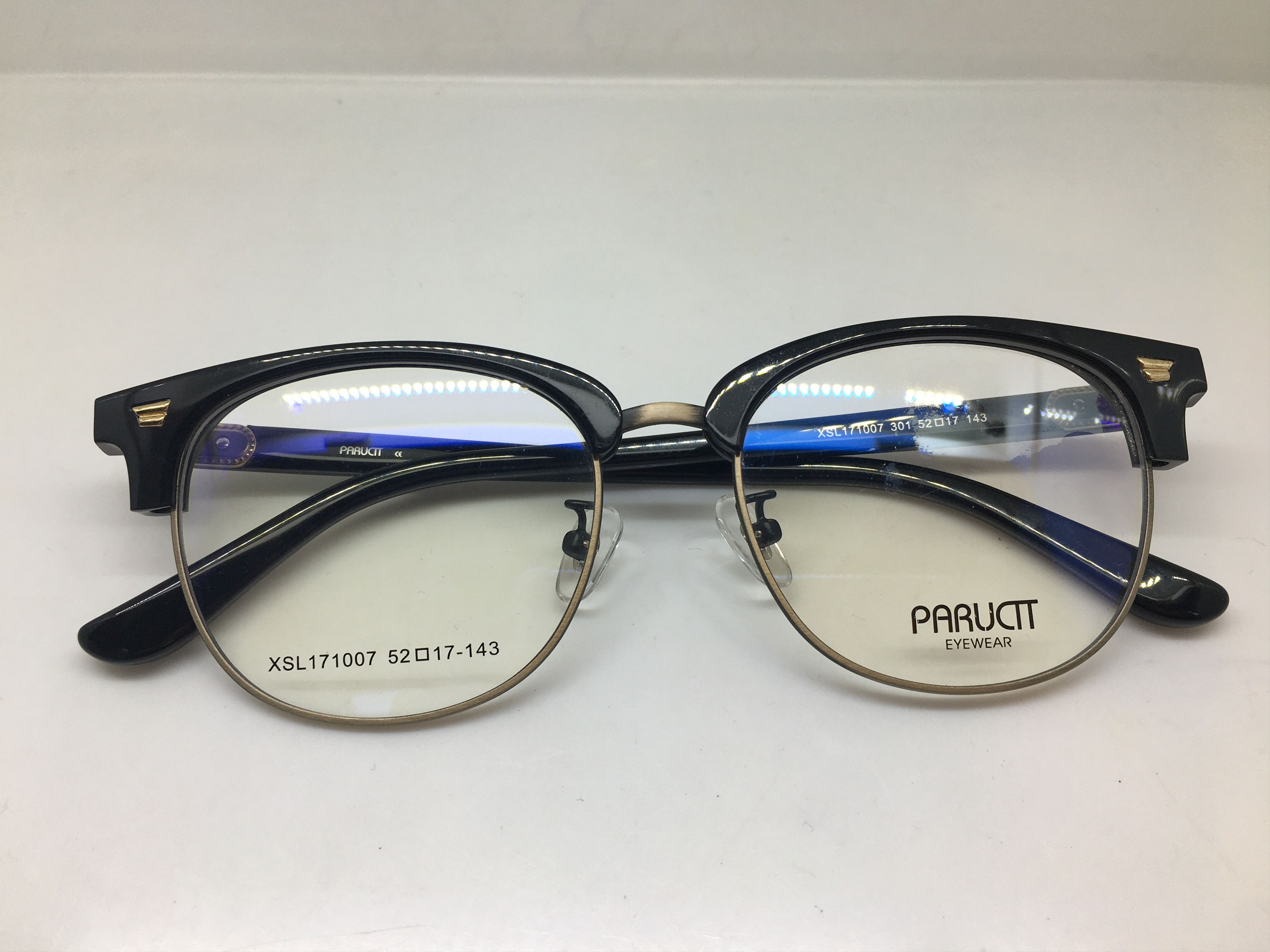 Other Paructt Black Copper Malcolm X Eyeglasses Frame Size ONE SIZE - 5 Thumbnail