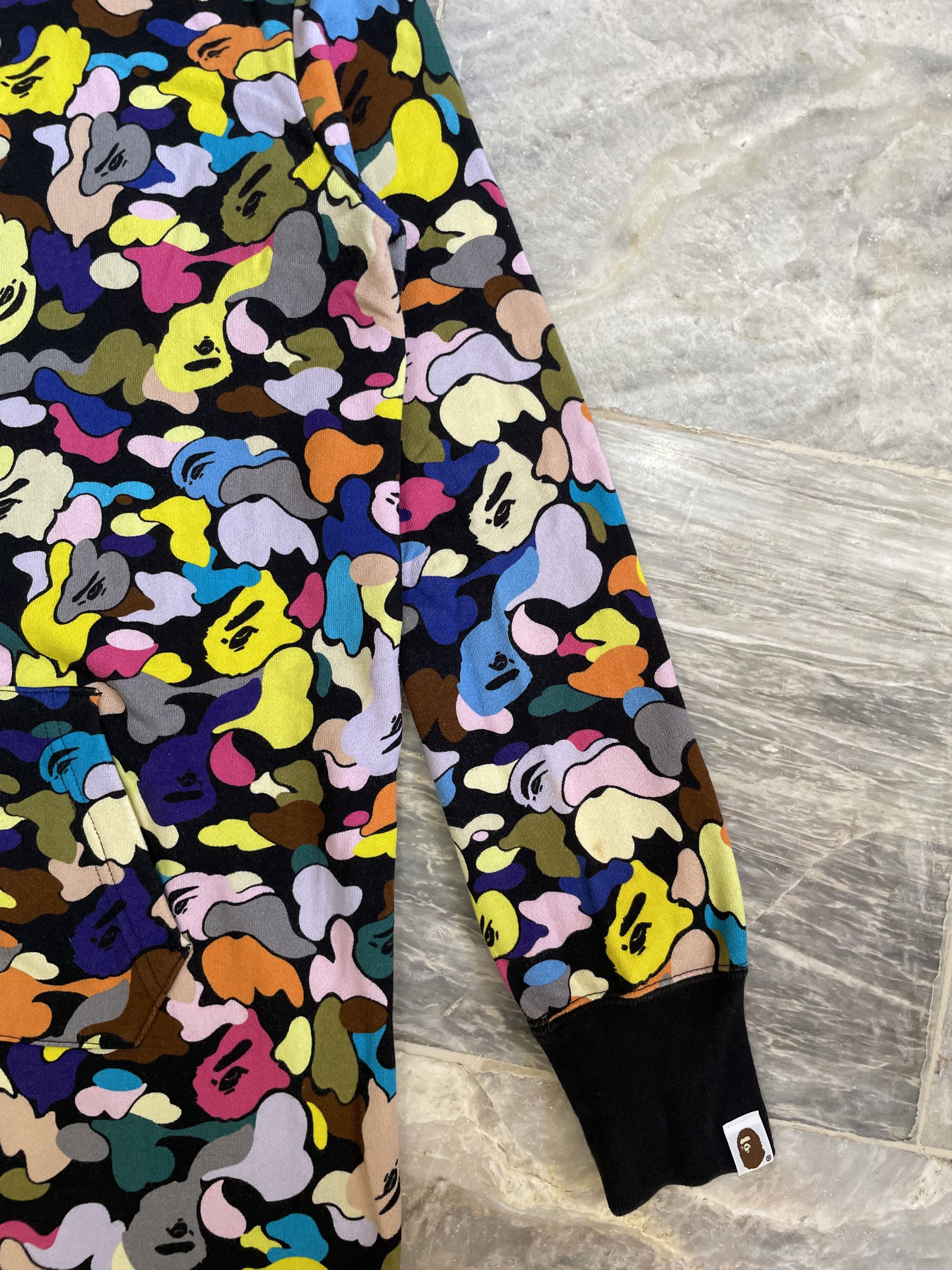 Bape Bape Black Multi Camo Shark Dress Hoodie Size XS / US 0-2 / IT 36-38 - 5 Thumbnail