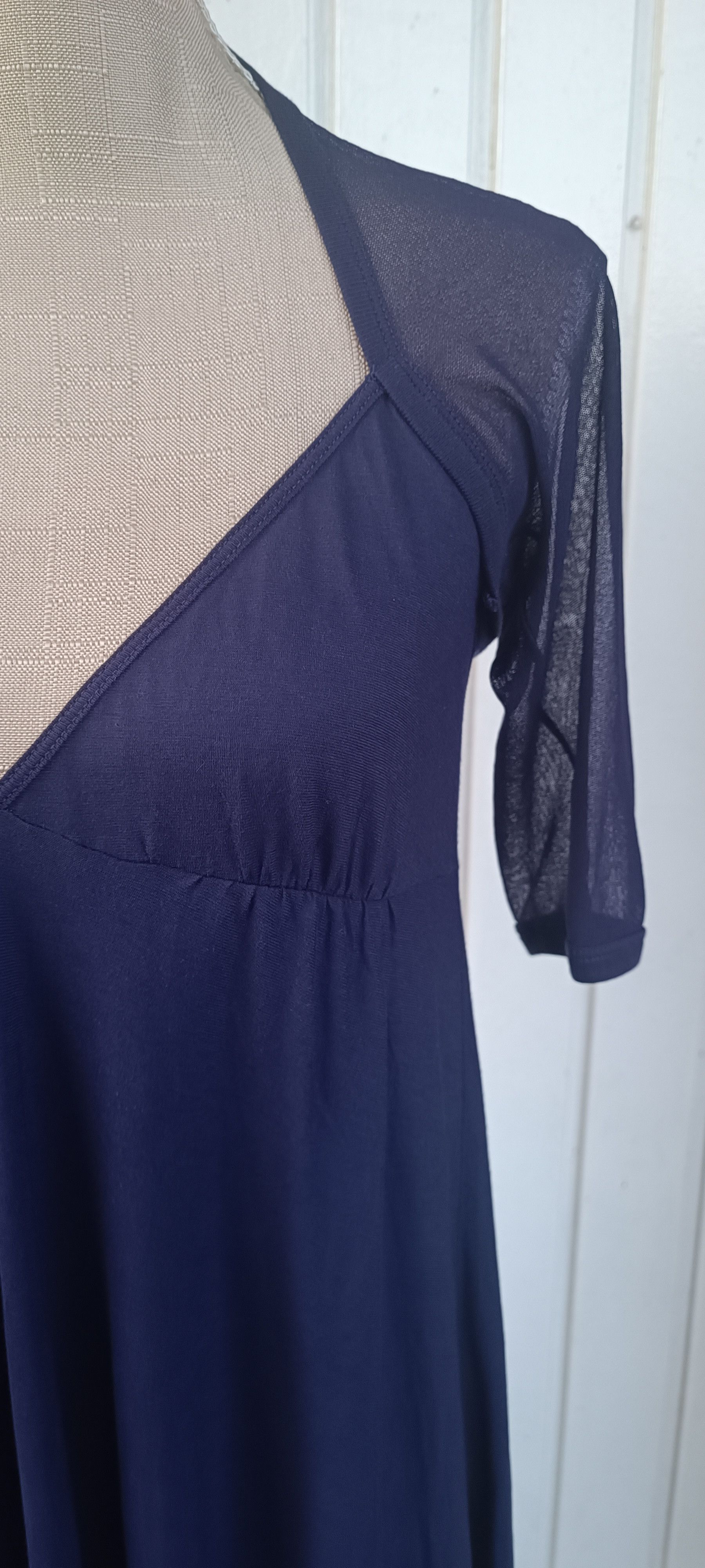 Jean Paul Gaultier Midnight blue - 2 pieces - midi dress Size M / US 6-8 / IT 42-44 - 4 Thumbnail