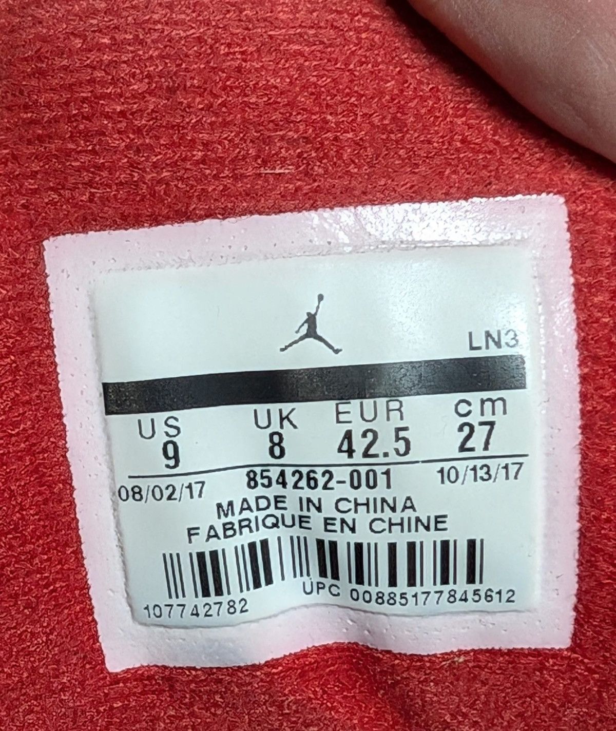 Jordan Brand Size 9 - Jordan 3 Retro OG Black Cement Size US 9 / EU 42 - 7 Thumbnail