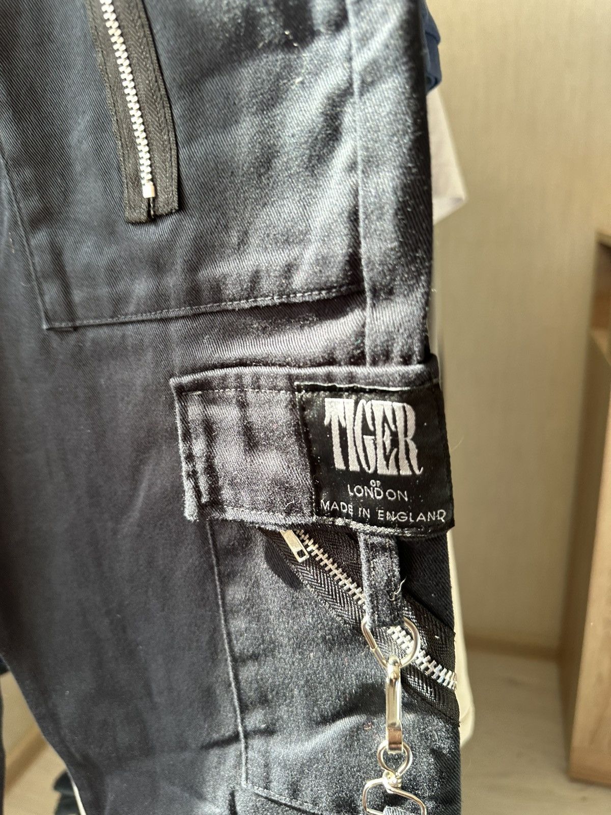 Japanese Brand Vintage Tiger Of London Zipper Bondage Pants Punk Gothic Size US 32 / EU 48 - 4 Thumbnail