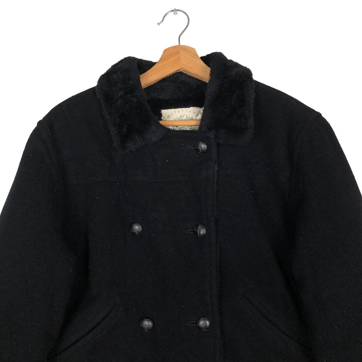 If Six Was Nine 🔥VINTAGE CROPPED WOOL BIKER JACKET LIBERTA JAPAN MINK FUR Size US M / EU 48-50 / 2 - 3 Thumbnail