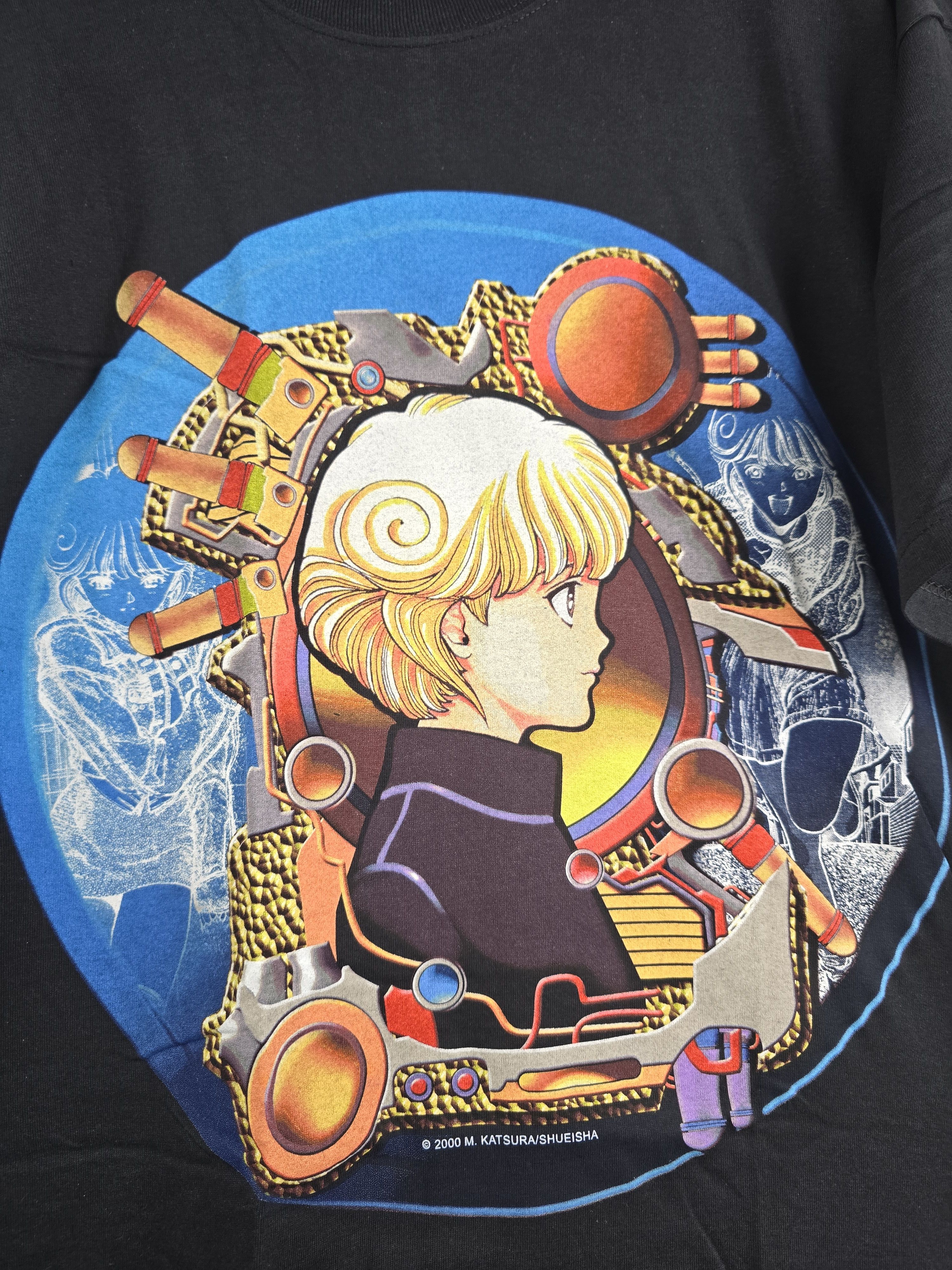 Anime × Vintage 2000 Video Girl AI Anime Tee L 21.5" 30.5" Size US L / EU 52-54 / 3 - 3 Thumbnail