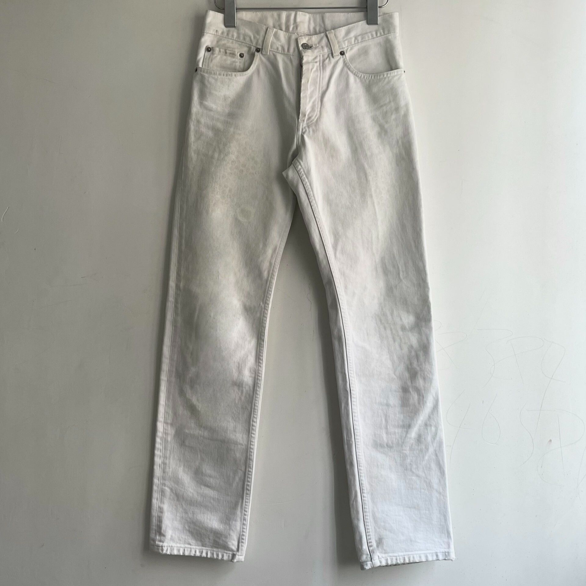パンツ 03ss Helmut Lang RUBBER TIRE PRINT 33 Helmut Lang Helmut lang 03ss rubber tire print jeans | Grailed