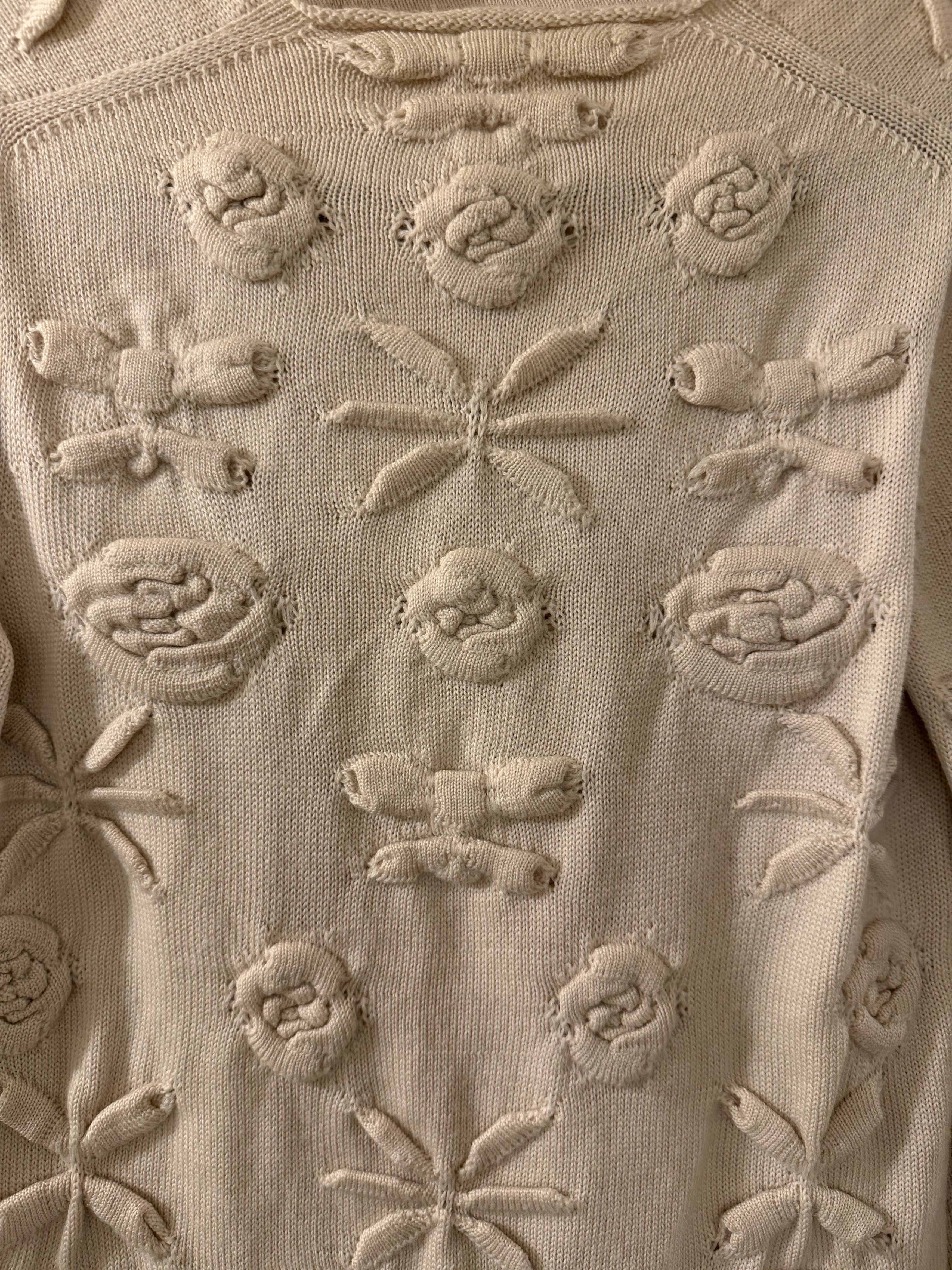 Comme des Garcons Vintage Comme des Garçons textured knit top Size S / US 4 / IT 40 - 5 Thumbnail