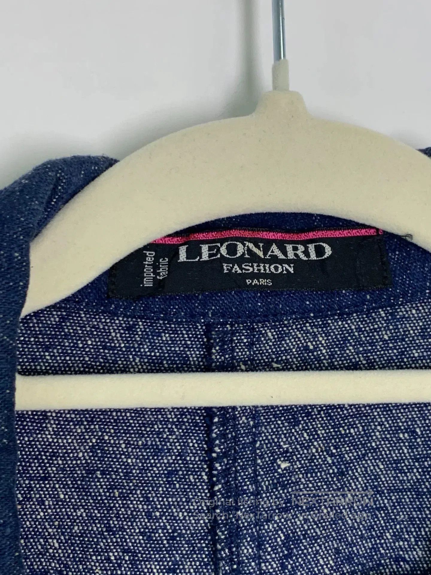Leonard Paris Leonard Silk Jacket Inspired by Denim. Size M / US 6-8 / IT 42-44 - 3 Thumbnail