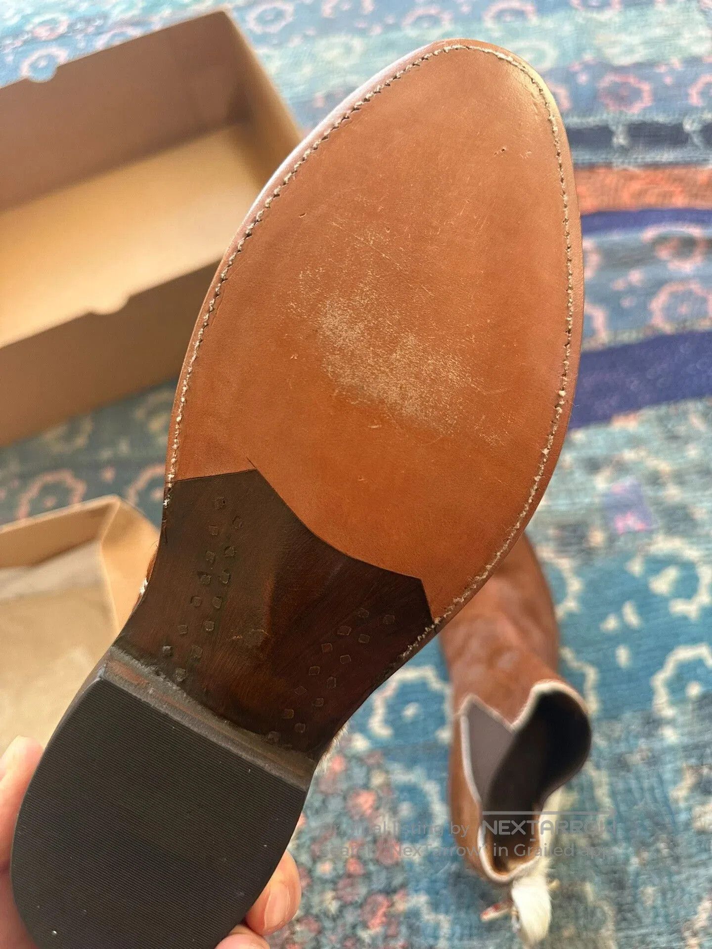 RRL Ralph Lauren RRL Women's Chelsea Boots in Brown. Size US 7 / IT 37 - 3 Thumbnail