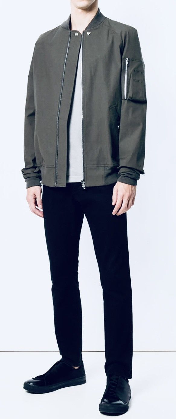 Rick Owens RICK OWENS SS18 DIRT RAGLAN FLIGHT BOMBER JACKET GRAY EU54 Size US L / EU 52-54 / 3 - 4 Thumbnail