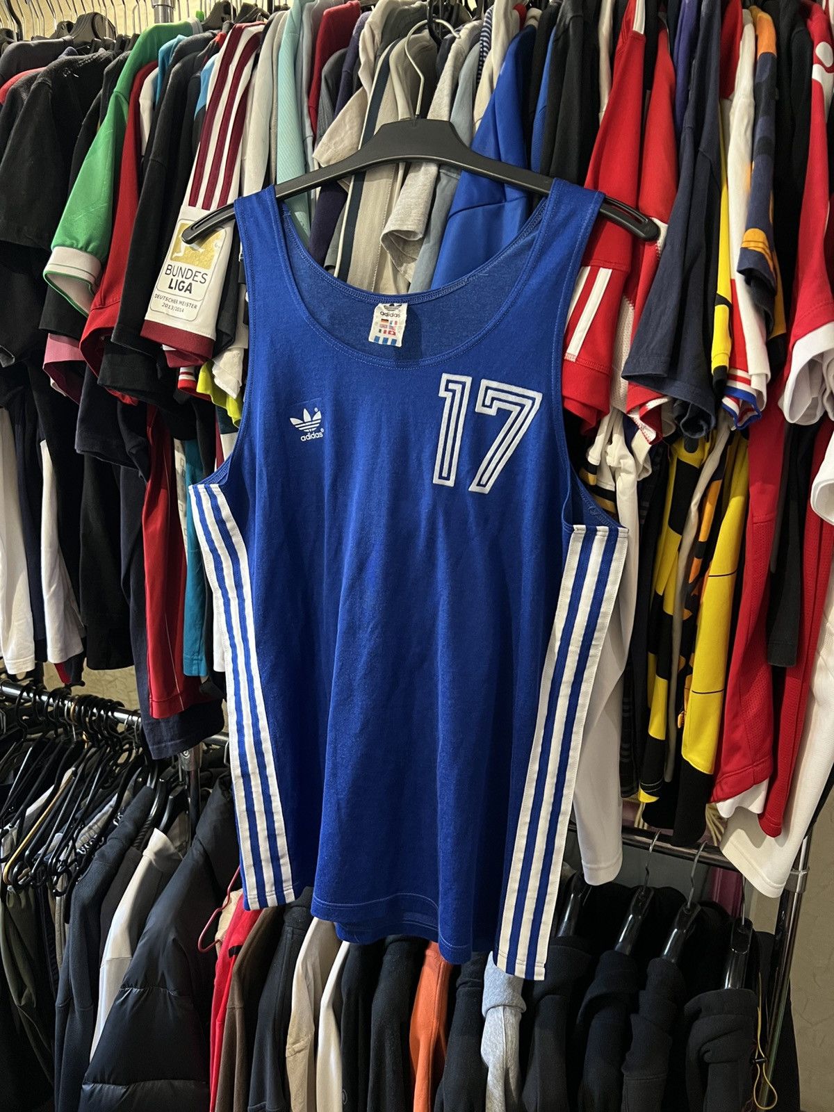 Vintage VINTAGE ADIDAS WEST GERMANY 80s SVO #17 SLEEVELESS TANK TOP Size US L / EU 52-54 / 3 - 2 Thumbnail