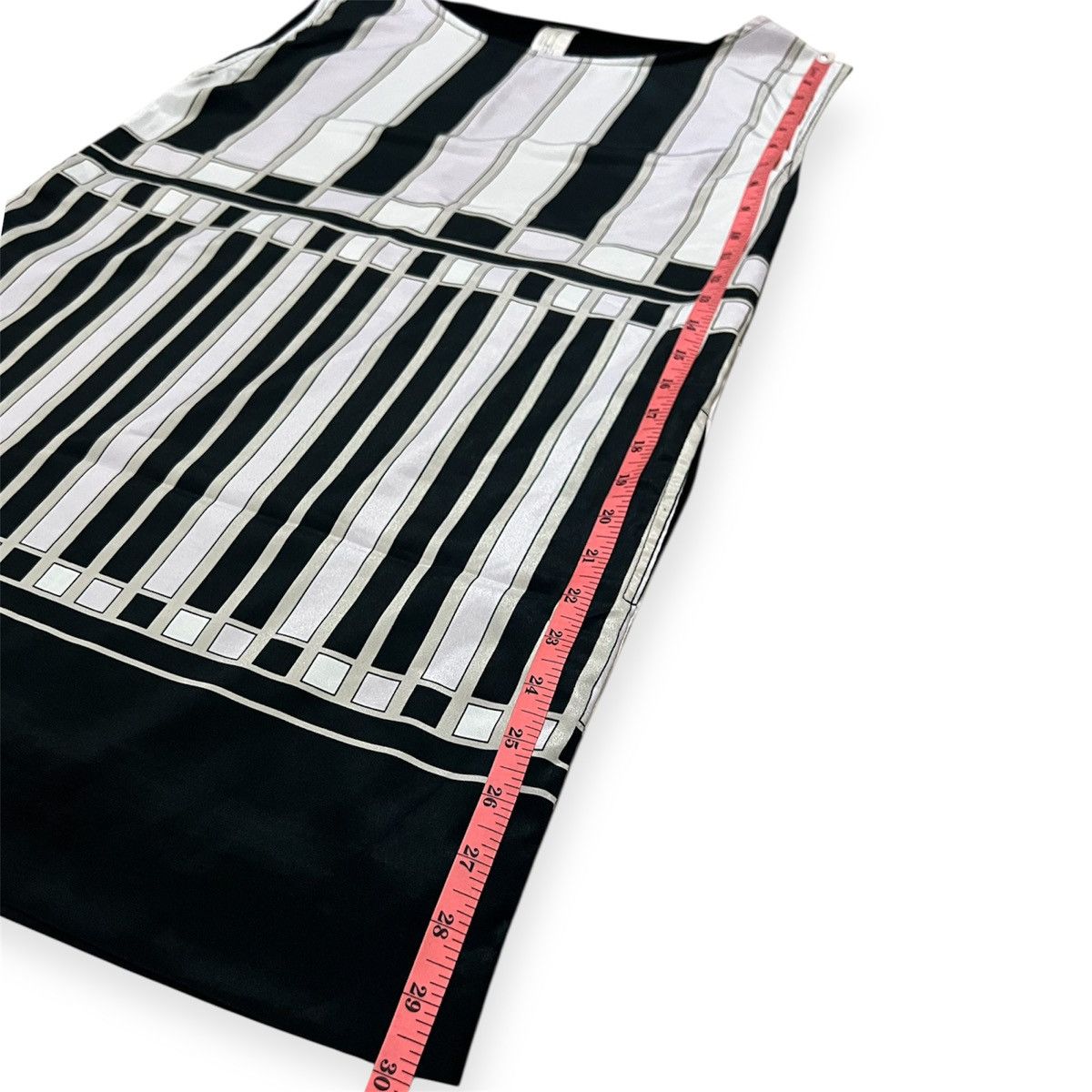 Japanese Brand Murua Geometric Pattern Chiffon Tunic Size M / US 6-8 / IT 42-44 - 9 Thumbnail