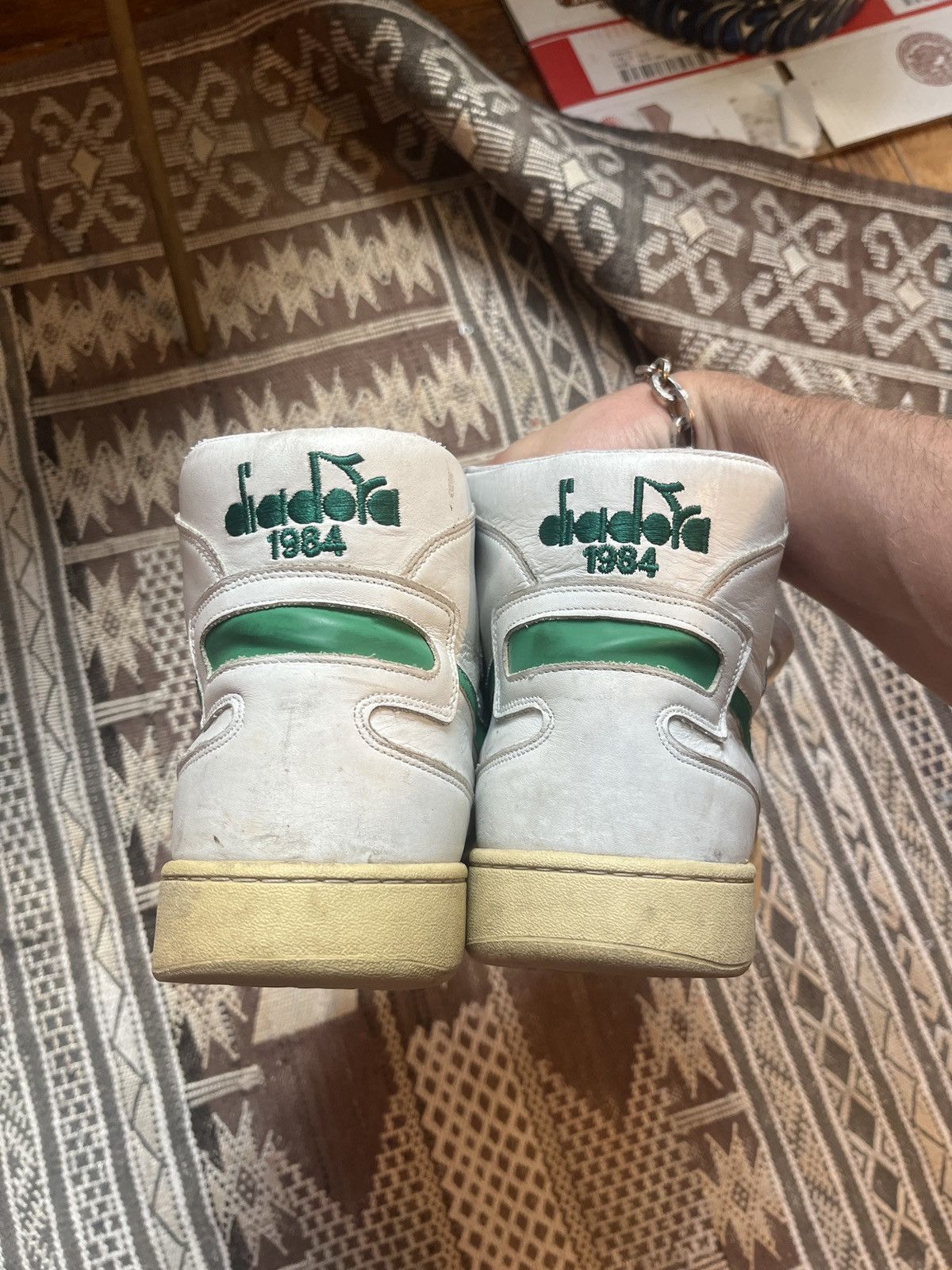 Diadora Basket mi vintage sz.9.5/43 Size US 9.5 / EU 42-43 - 6 Thumbnail