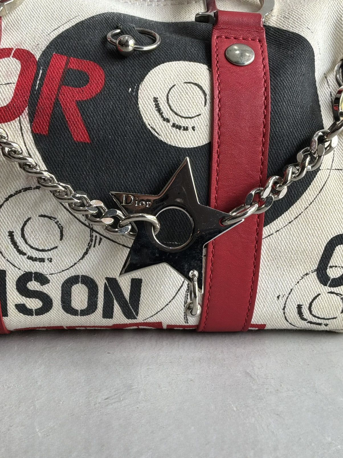 Dior Dior - Galliano Era - Hardcore Pierced Mini Boston Bag Size ONE SIZE - 7 Thumbnail