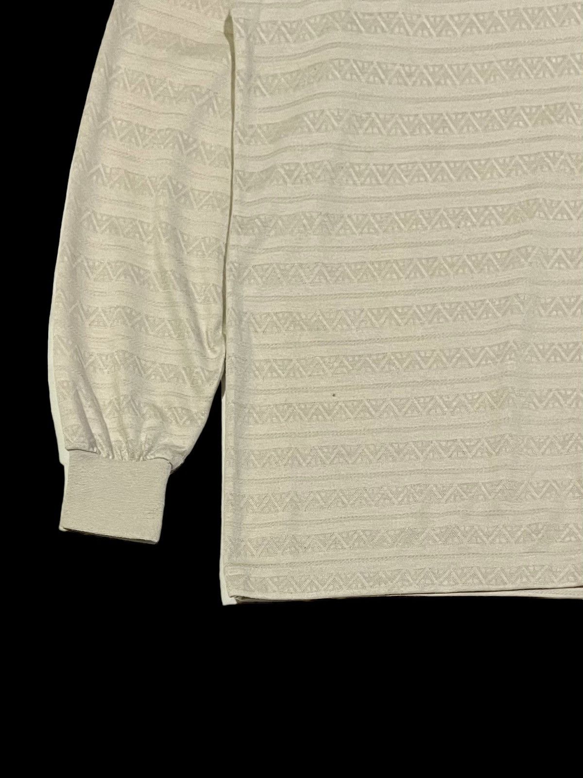 Gianni Valentino × Valentino × Vintage VTG GIANNI VALENTINO POLO LONGSLEEVE EMBROIDERY SINGLE POKET Size US M / EU 48-50 / 2 - 7 Thumbnail