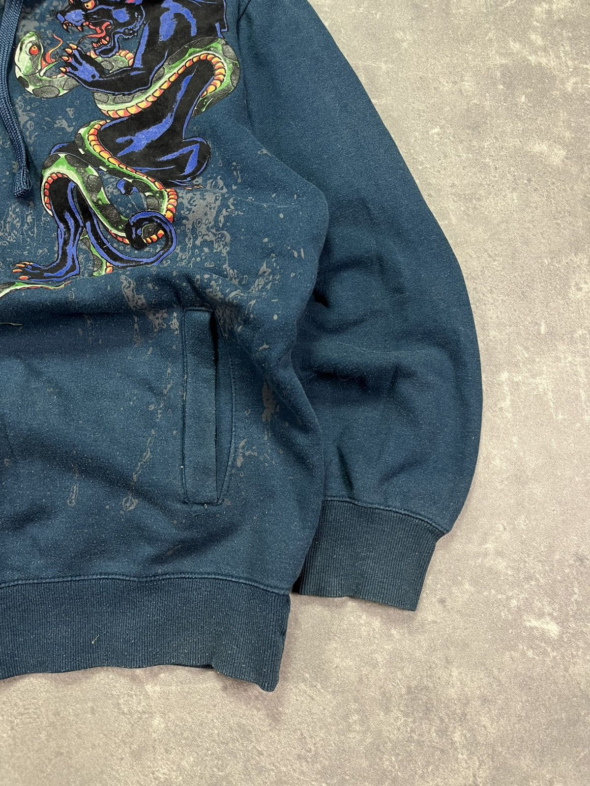 Avirex 2000s Y2K Avirex Tiger Printed Zip Hoodie L Baggy Affliction Size US L / EU 52-54 / 3 - 5 Thumbnail