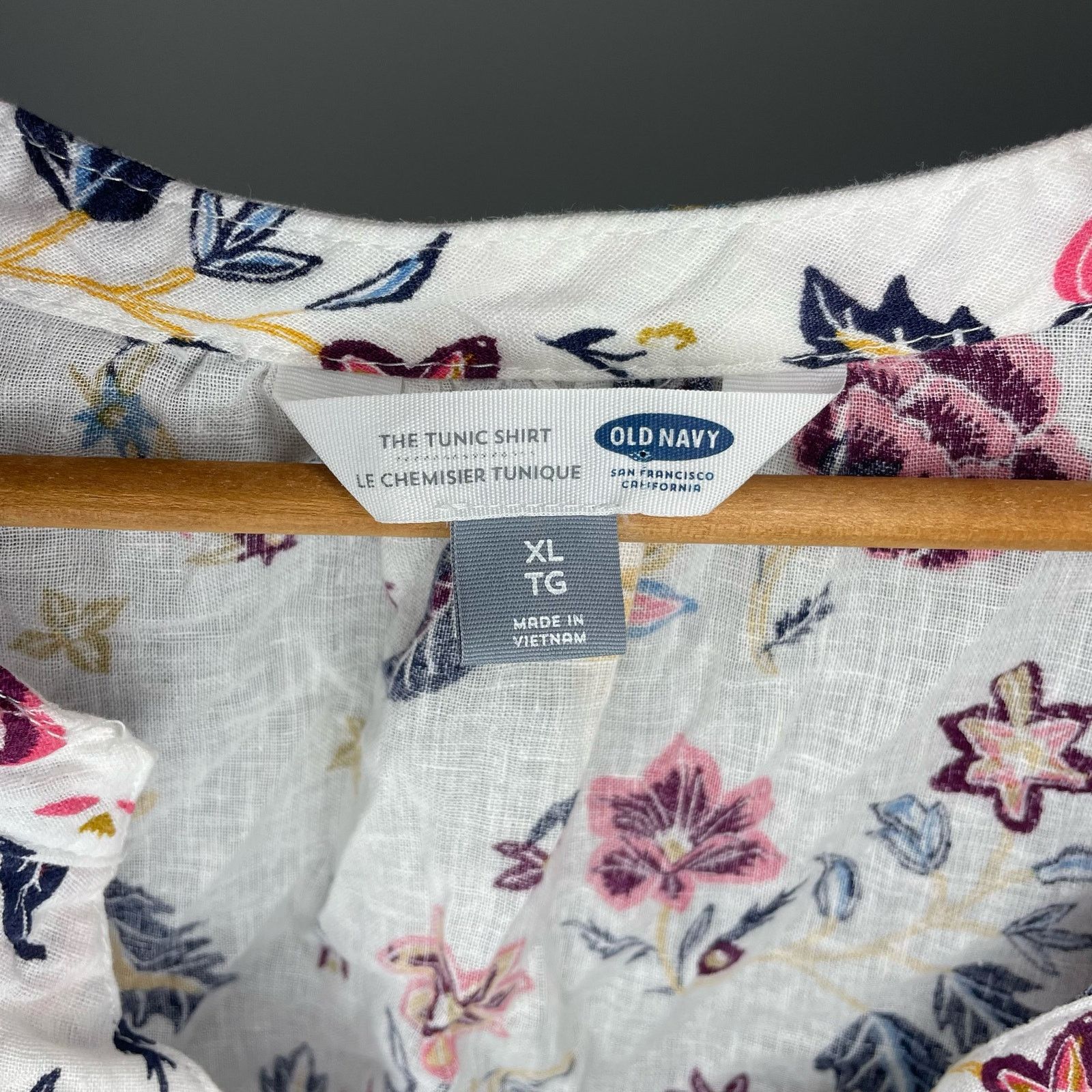 Old Navy Old Navy The Tunic Shirt Linen Blend Size XL / US 12-14 / IT 48-50 - 2 Thumbnail