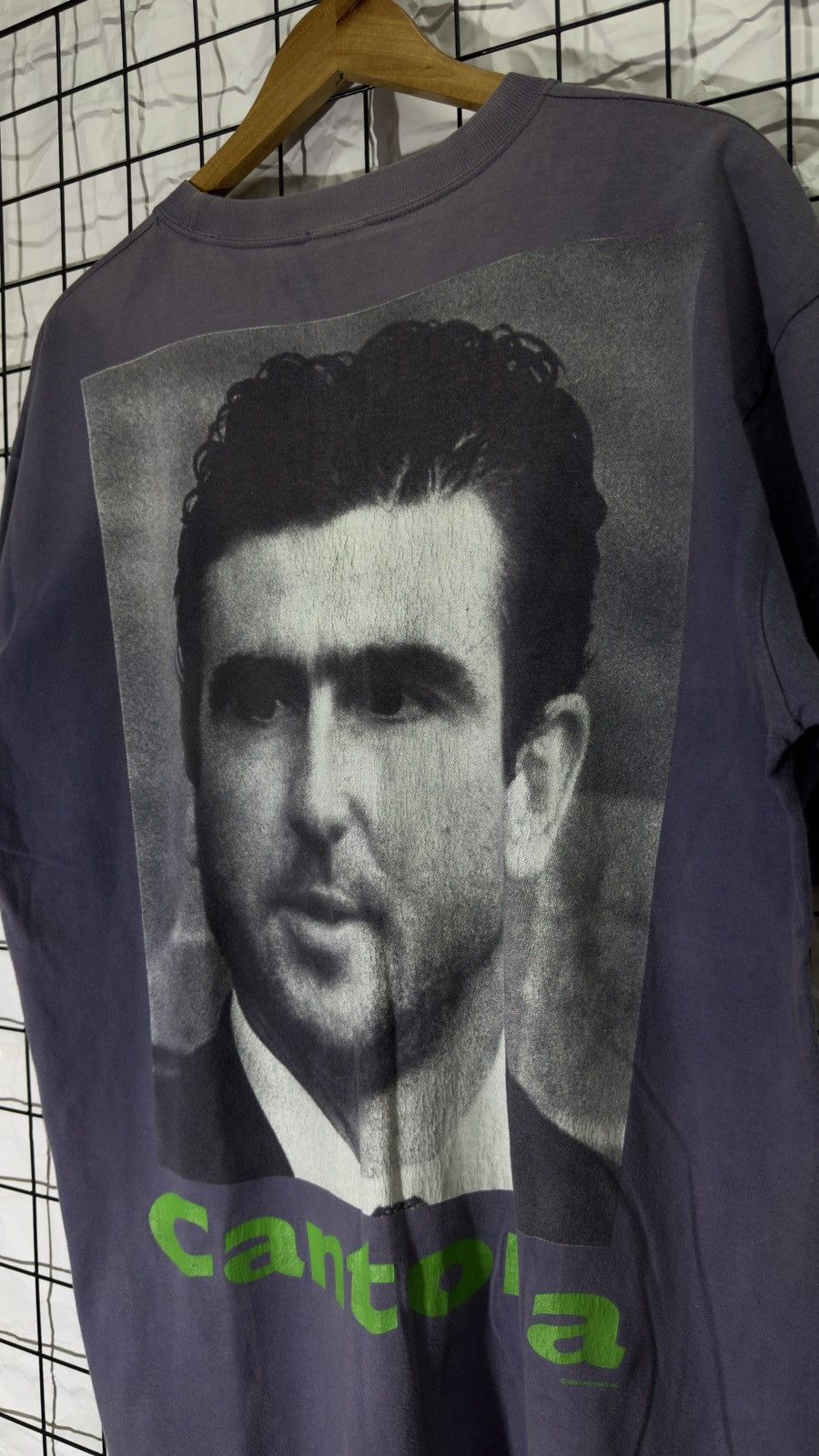Vintage Vintage 1996 eric cantona big face tee shirt Size US XL / EU 56 / 4 - 6 Thumbnail