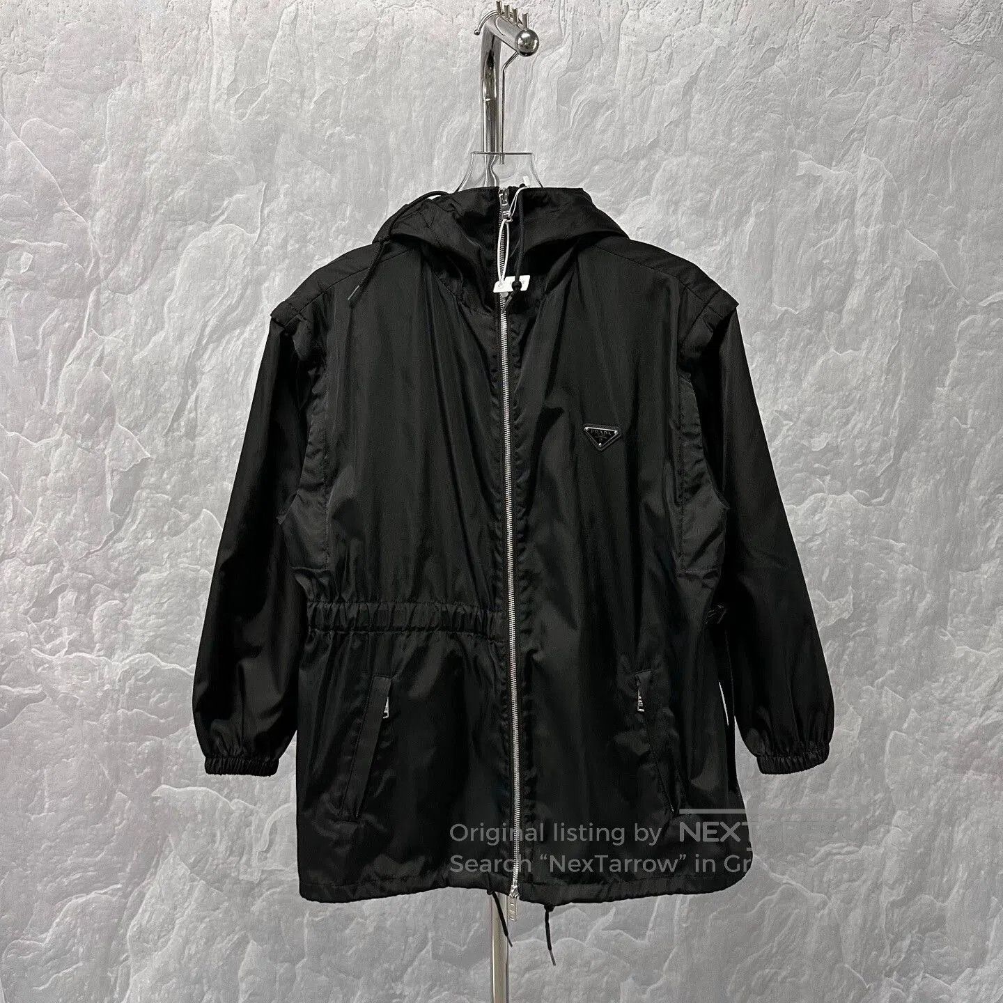 Prada prada hooded jacket with removable sleeves. Size S / US 4 / IT 40 - 1 Thumbnail