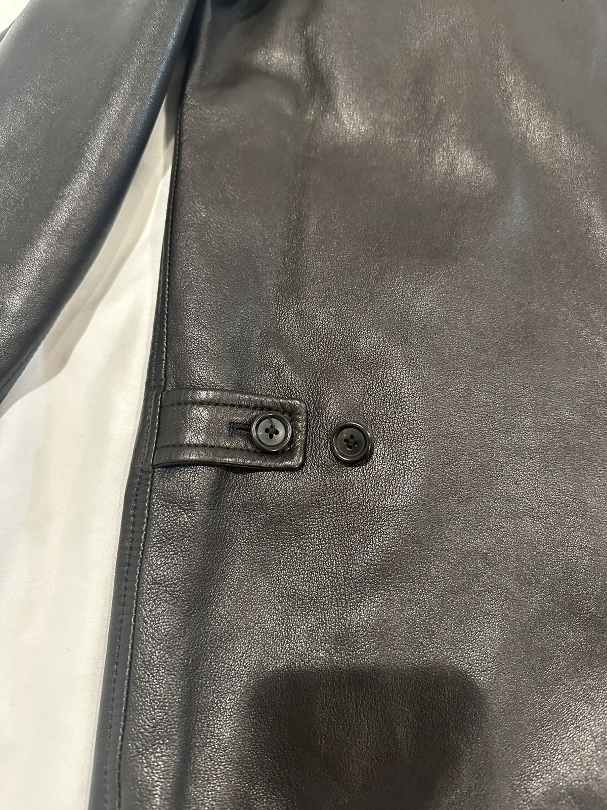 Ralph Lauren Purple Label Ralph Lauren Purple Label Black Lambskin Leather Jacket Size US L / EU 52-54 / 3 - 10 Thumbnail