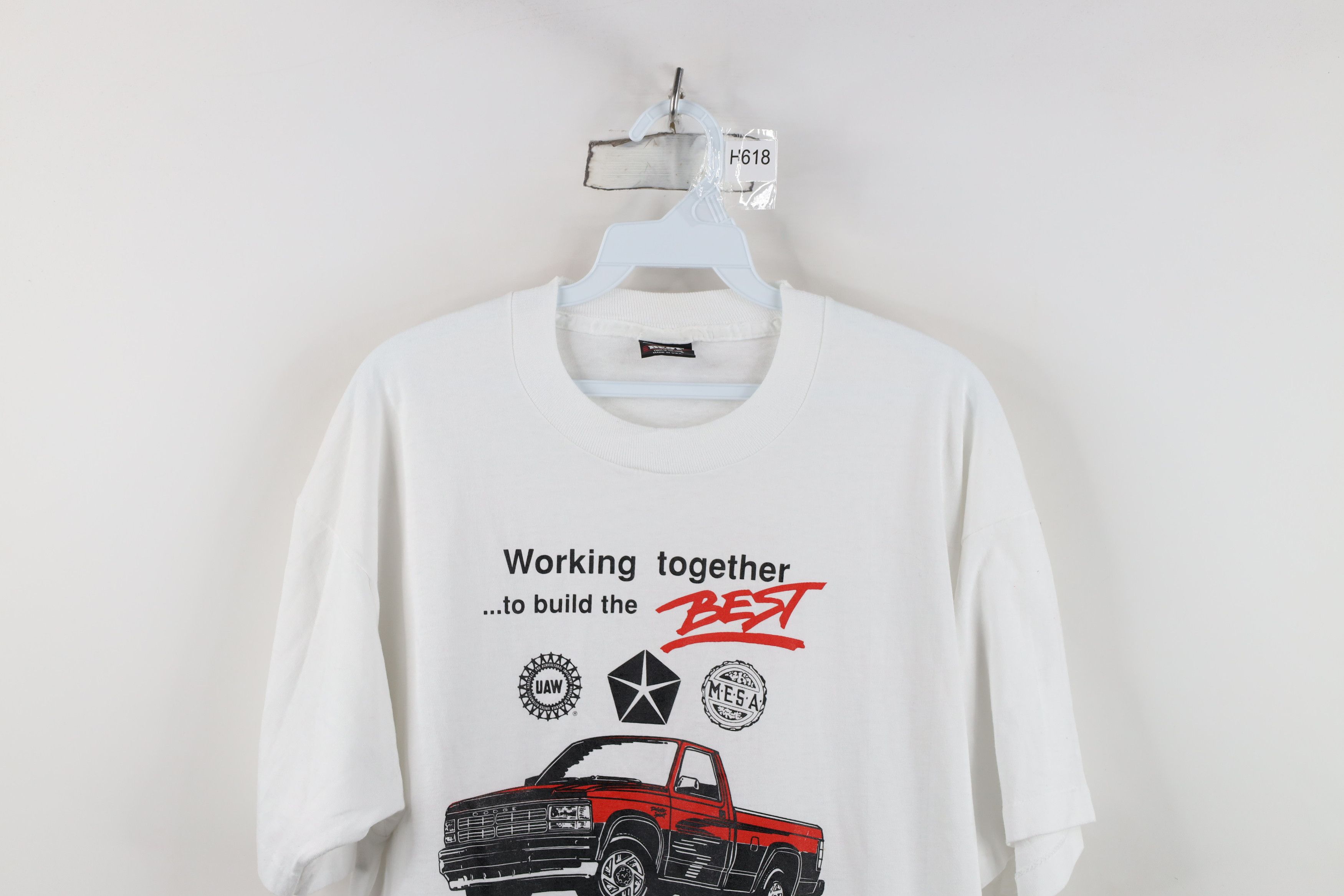 Vintage Vintage 90s Dakota Sport Truck Short Sleeve T-Shirt USA Size US XL / EU 56 / 4 - 2 Thumbnail