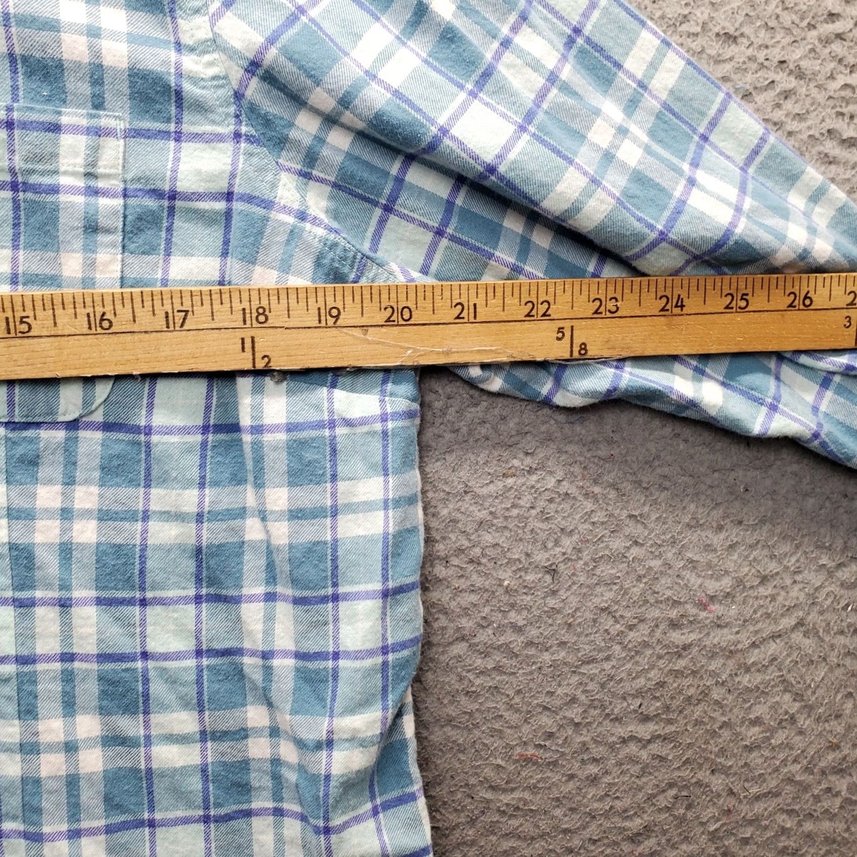 Vintage L.L. Bean Flannel Shirt Womens L Multi Plaid Long Sleeve Button-Up Shirt-L Womens L Plaid Lightweight Gift? Size L / US 10 / IT 46 - 4 Thumbnail