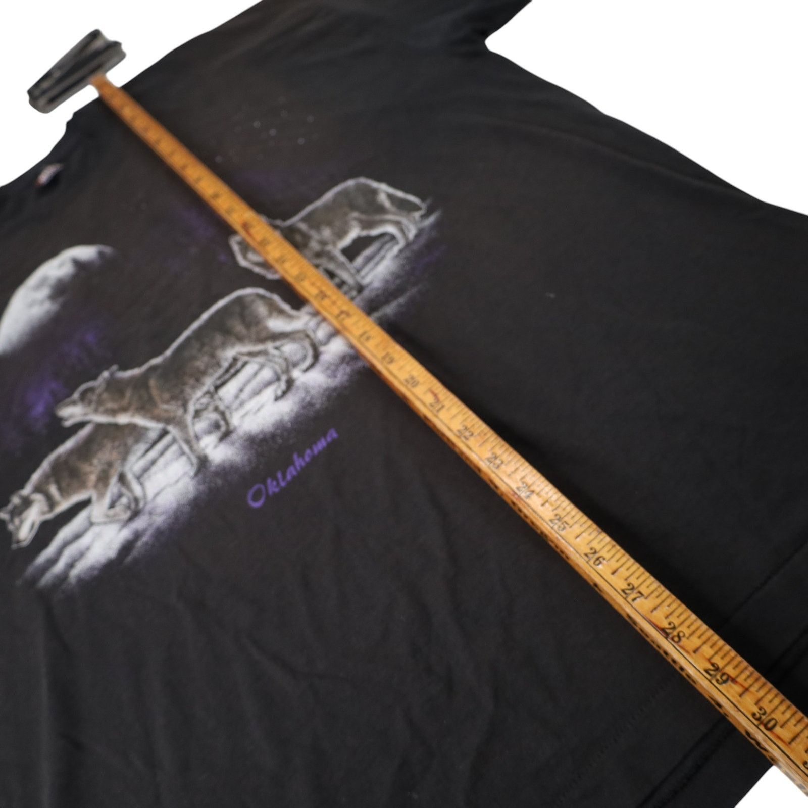 Vintage Vintage Wolf Night Scene Graphic T Shirt Size US XXL / EU 58 / 5 - 9 Thumbnail