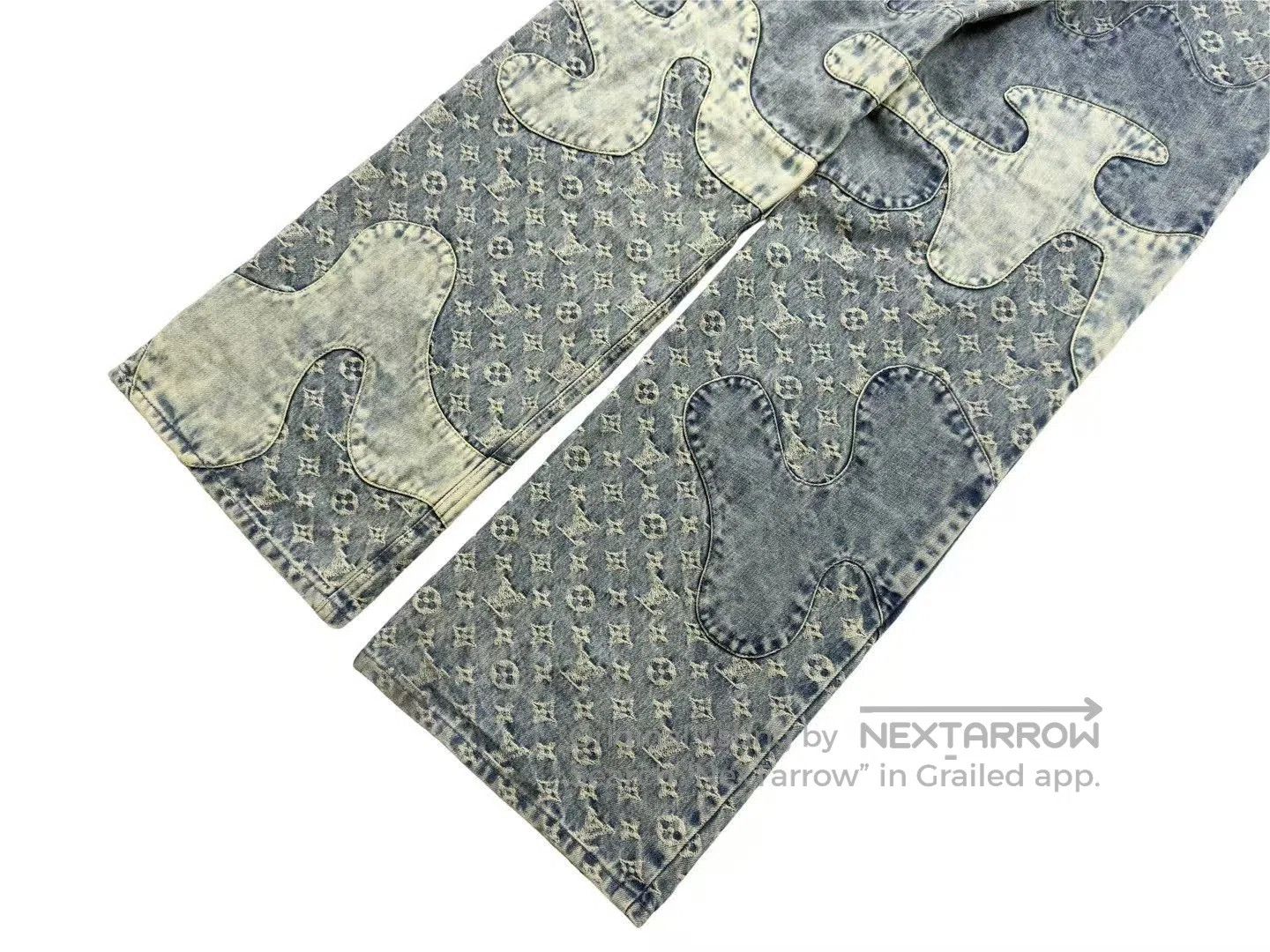 Louis Vuitton Louis Vuitton Nigo Monogram Patchwork Jeans. Size US 31 - 6 Thumbnail