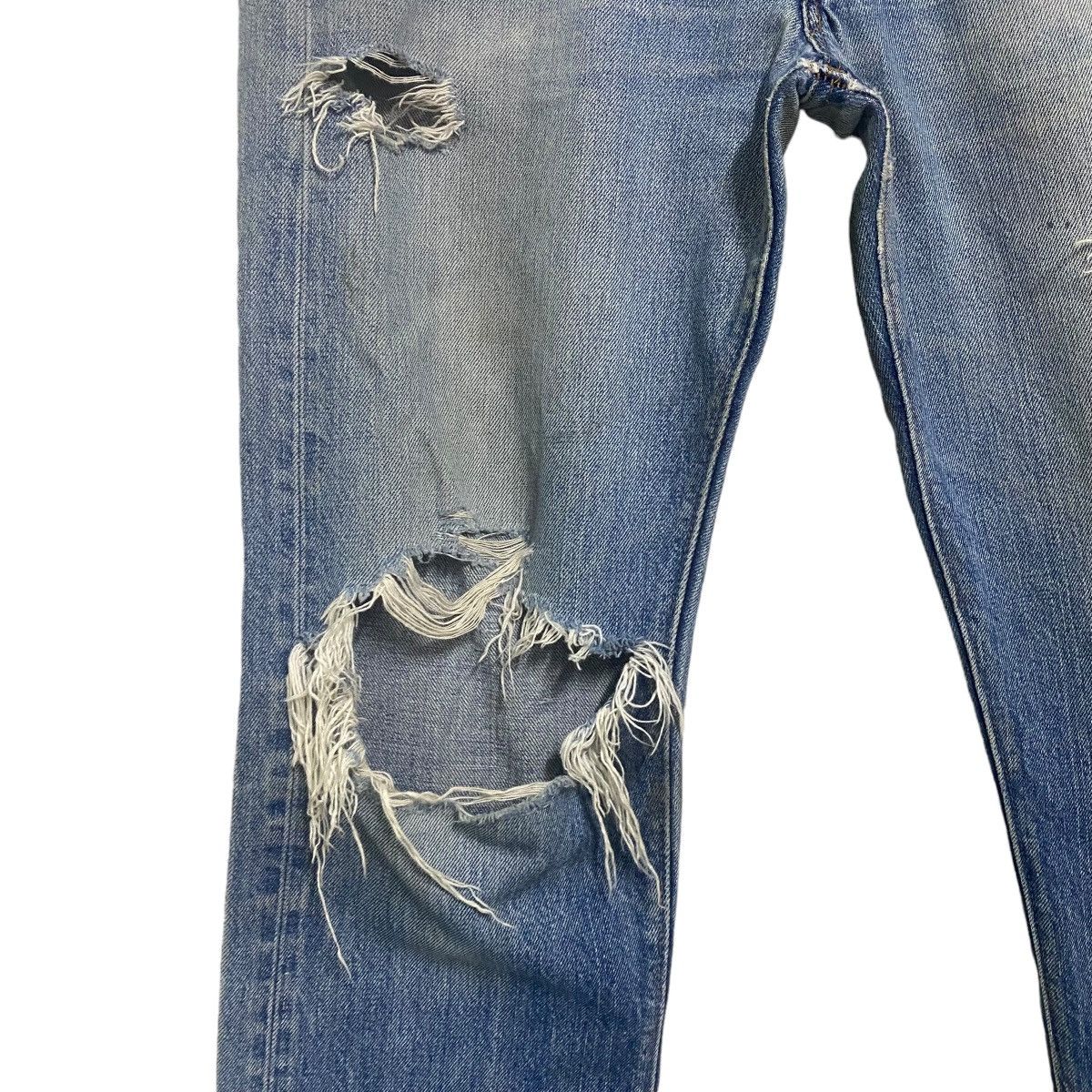 Levi's Vintage 70s Levis 501 Redline Jeans Button 6 Distressed Size US 32 / EU 48 - 7 Thumbnail