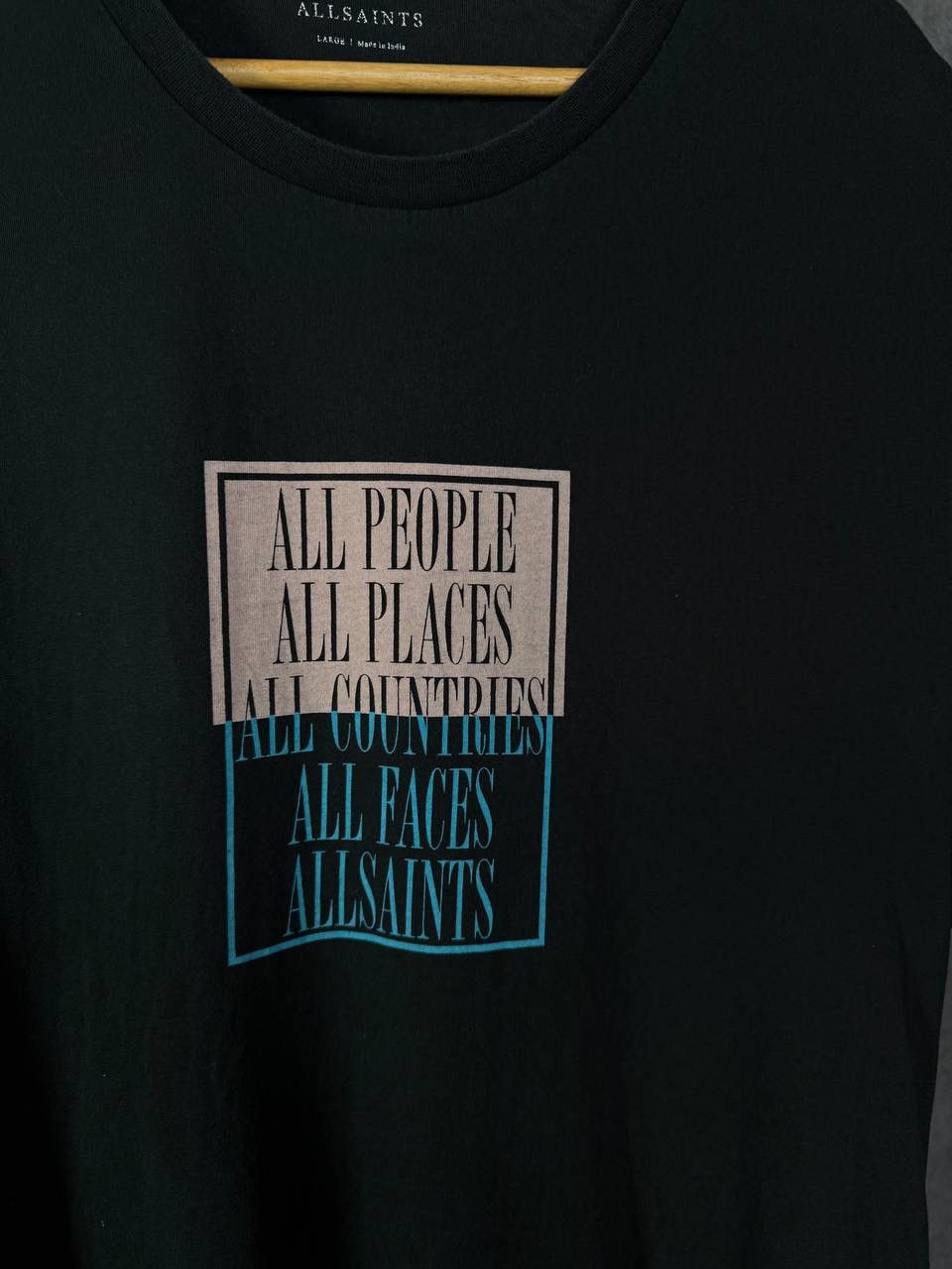Allsaints Allsaints designer overprinted tee Size US L / EU 52-54 / 3 - 4 Thumbnail