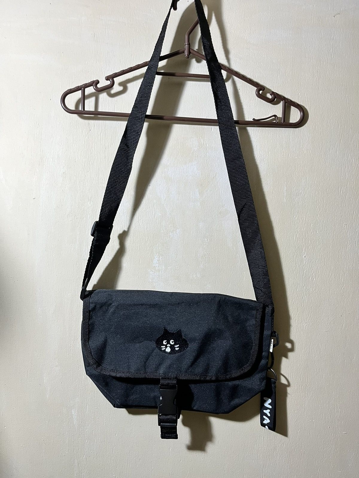 Issey Miyake X Ne-Net Sling Bag in Black, Men's