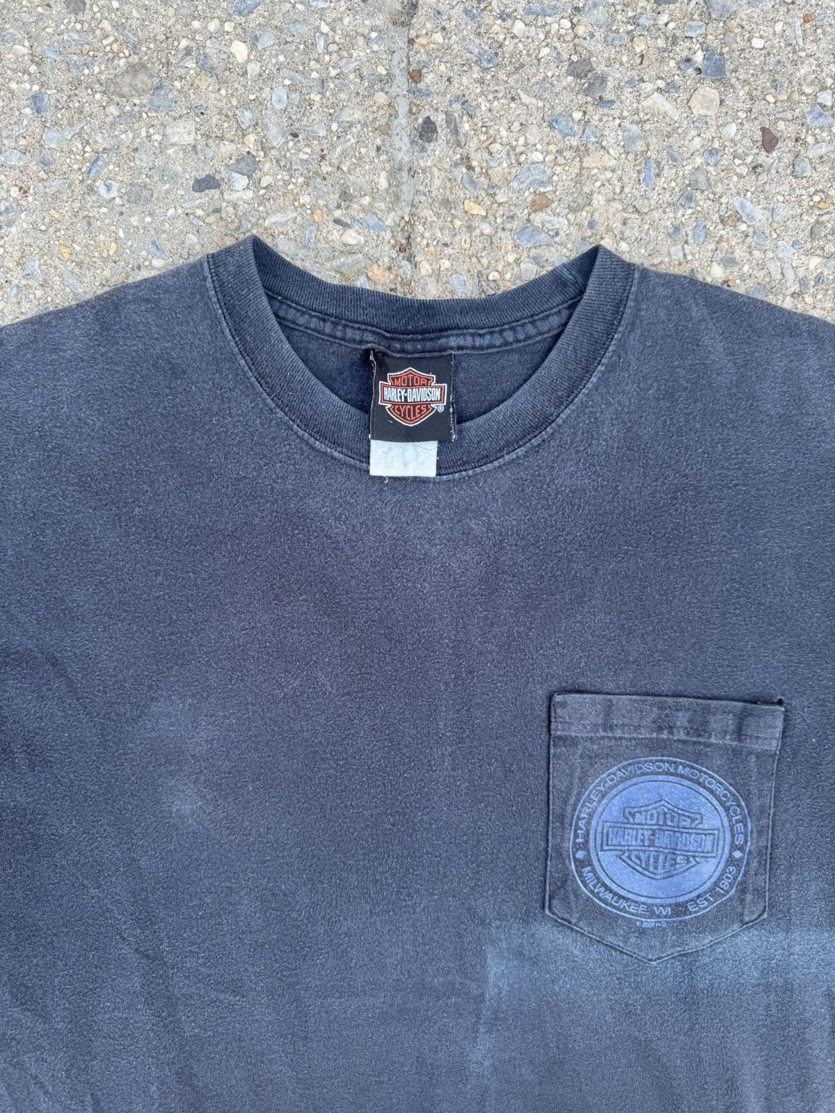 Harley Davidson × Vintage Vintage Y2K Harley Davidson Eagle North Country Size US M / EU 48-50 / 2 - 2 Thumbnail