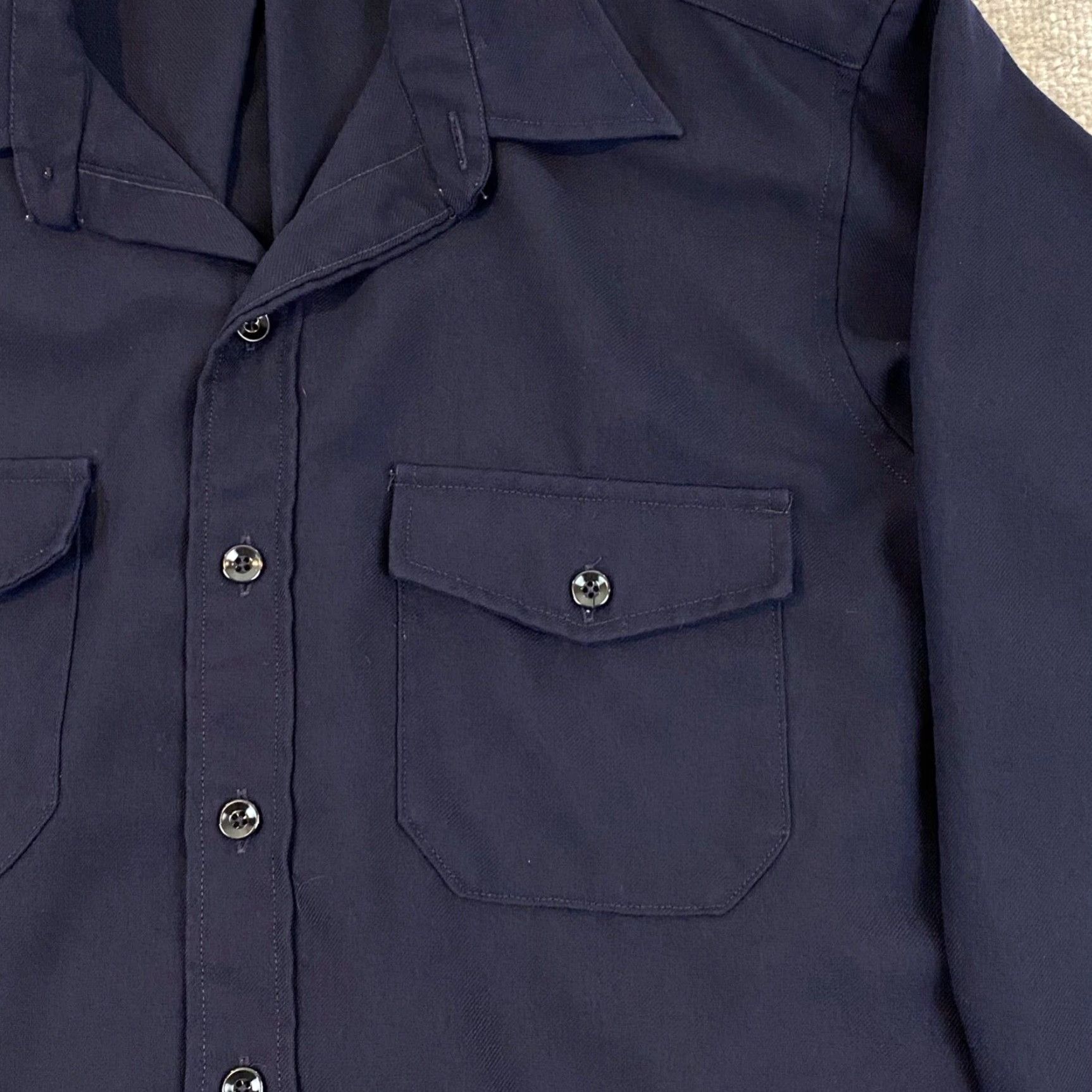 Vintage L.L. Bean Shirt Allagash Flannel Mens L Navy Blue Button Up Hunting 90s Size US L / EU 52-54 / 3 - 3 Thumbnail