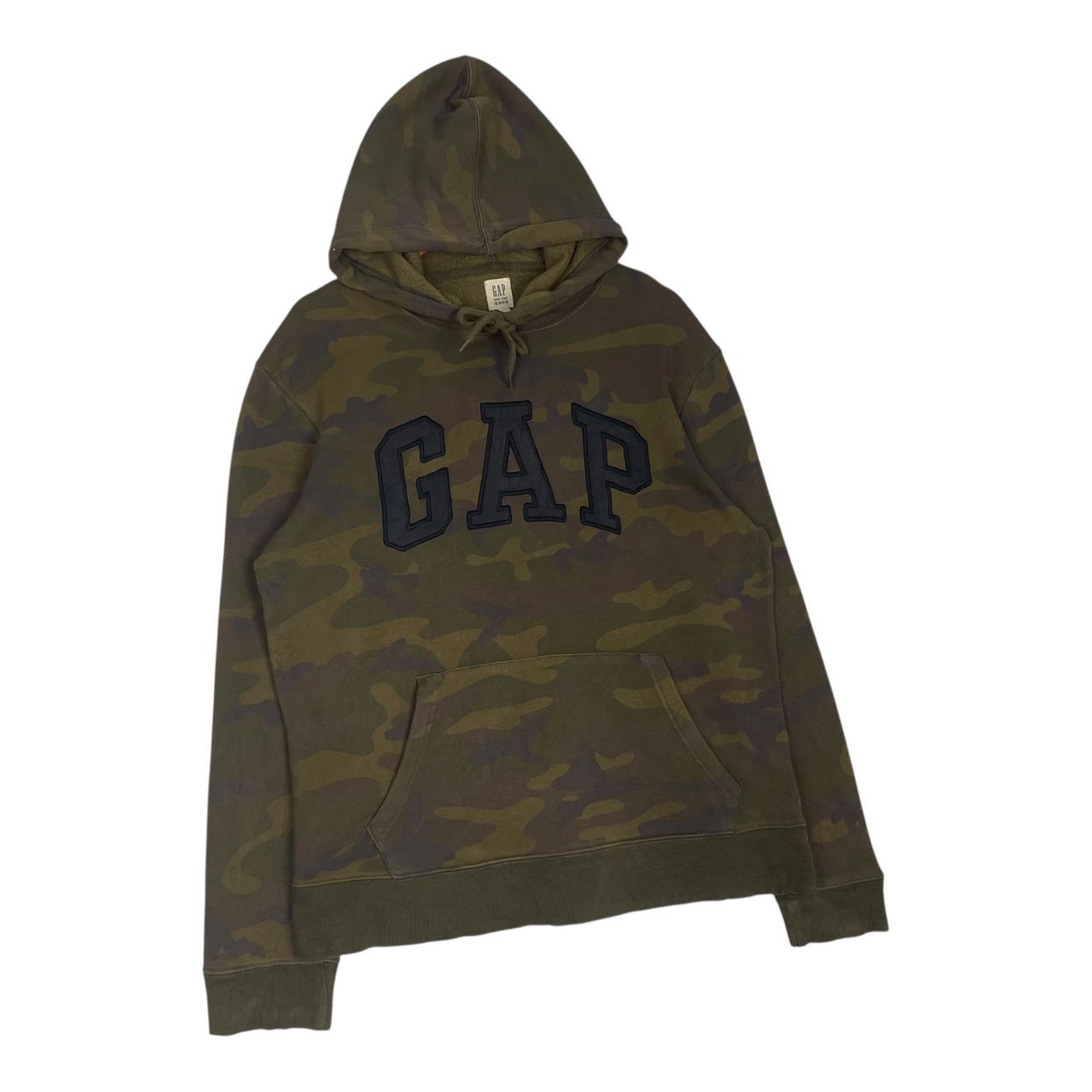 Gap Vintage Gap Camo Military Style Embroided Logo Hoodie Size US M / EU 48-50 / 2 - 2 Thumbnail