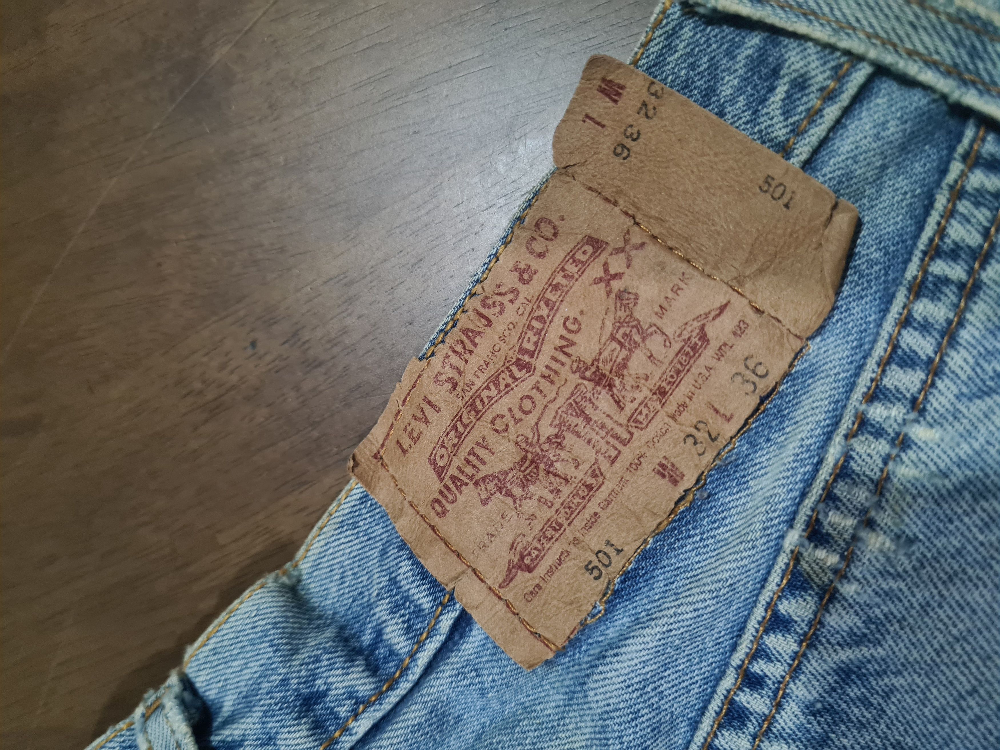 Levi's × Vintage Vintage levis 90s big E selvedge denim Size US 30 / EU 46 - 3 Thumbnail