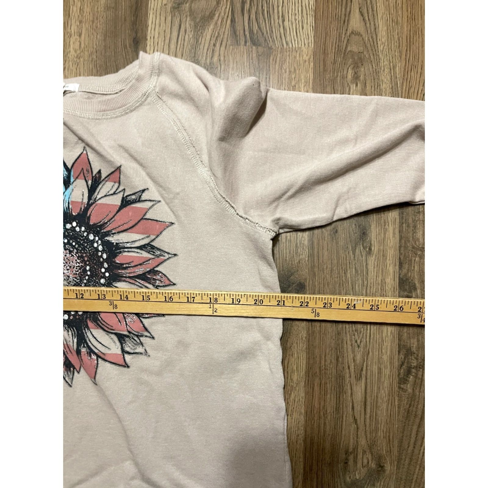 Vintage Maurices Sweater Women's Medium Sunflower Print Long Sleeve Pullover Casual Yellow Regular Women’s Size M Size M / US 6-8 / IT 42-44 - 5 Thumbnail