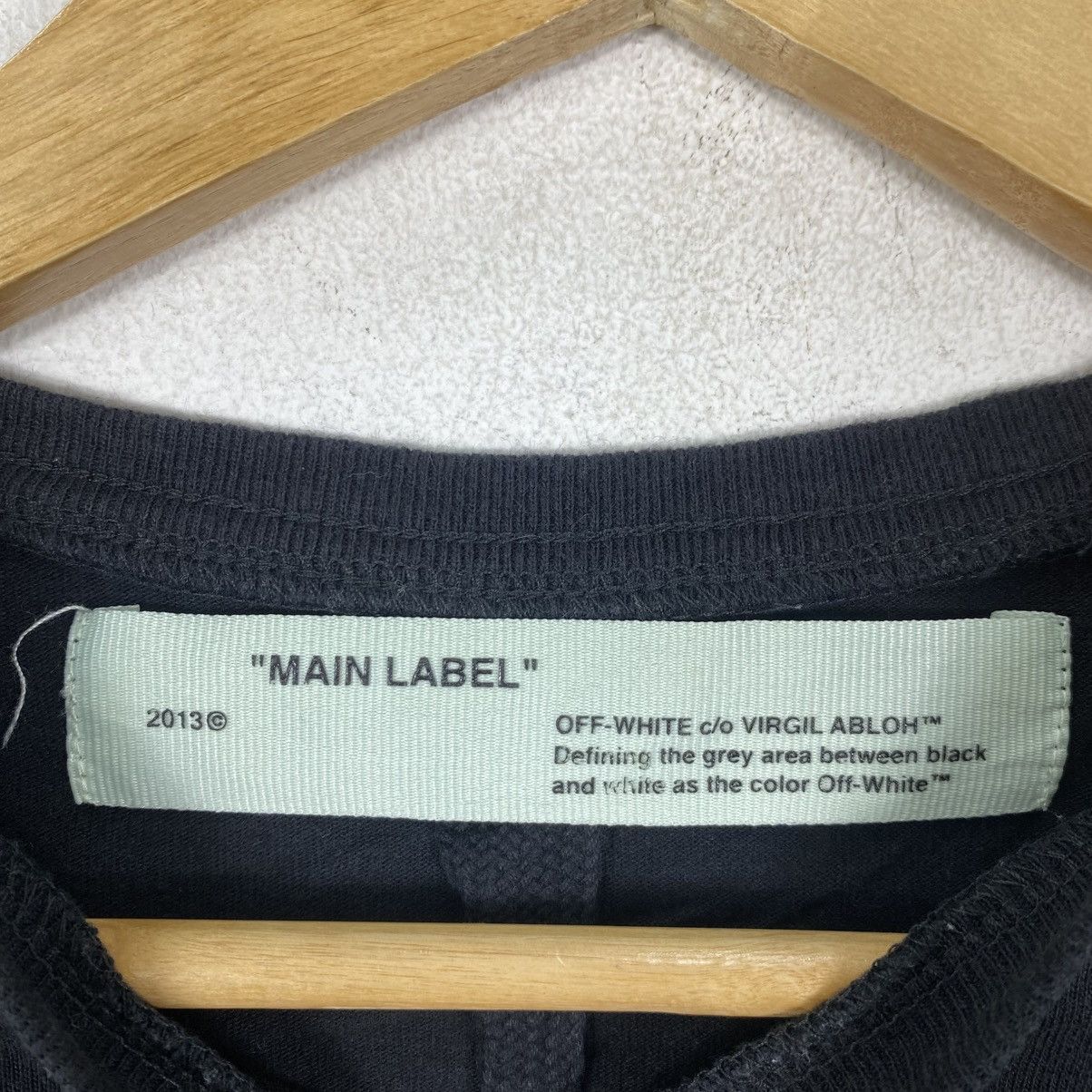 Off-White Off-White SS19 Impressionism Diag Stencil LS Tee Black XS Size US XS / EU 42 / 0 - 6 Thumbnail