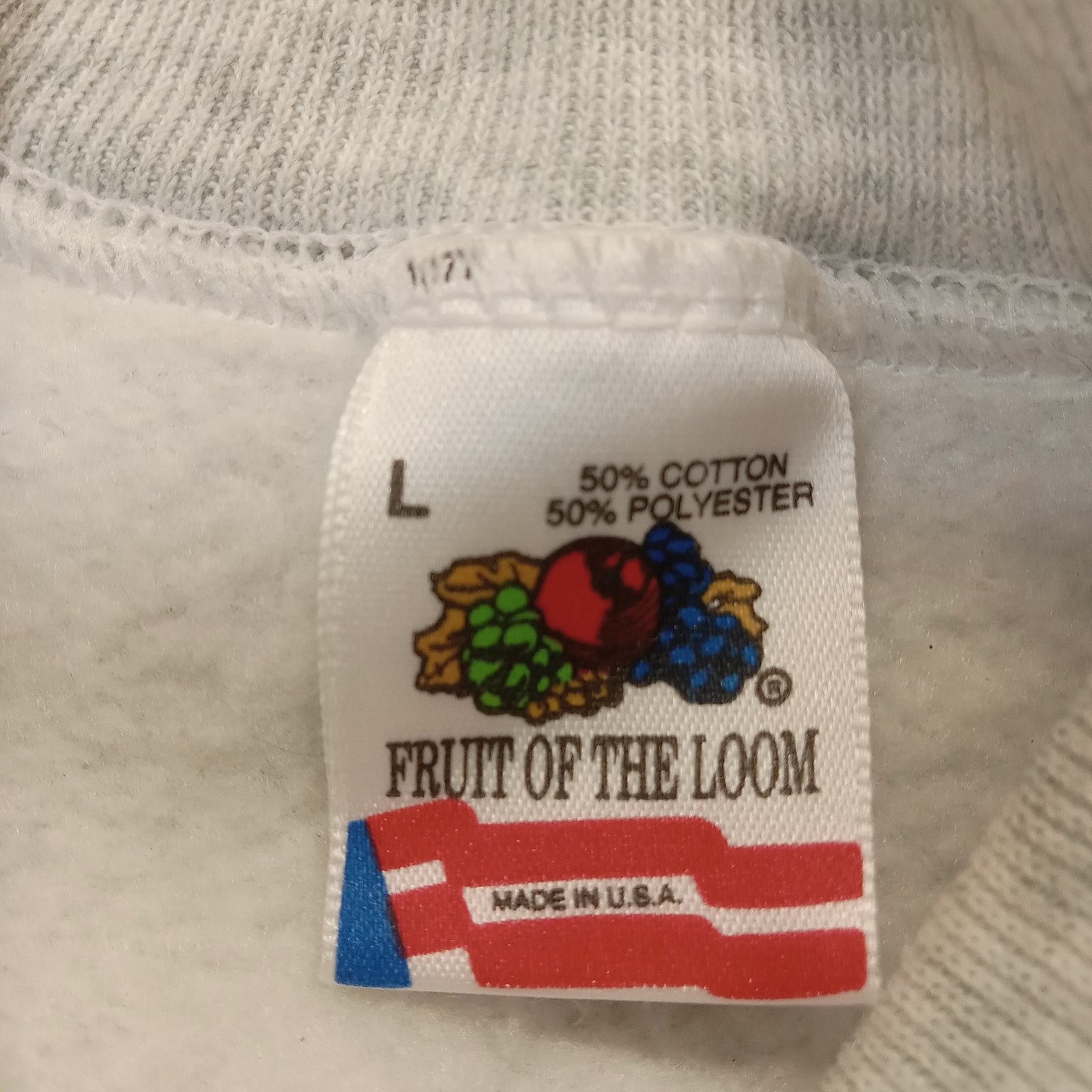 Fruit Of The Loom Vintage Fruit Of The Loom Sweatshirt L Men's Jamaican USA Size US L / EU 52-54 / 3 - 4 Thumbnail