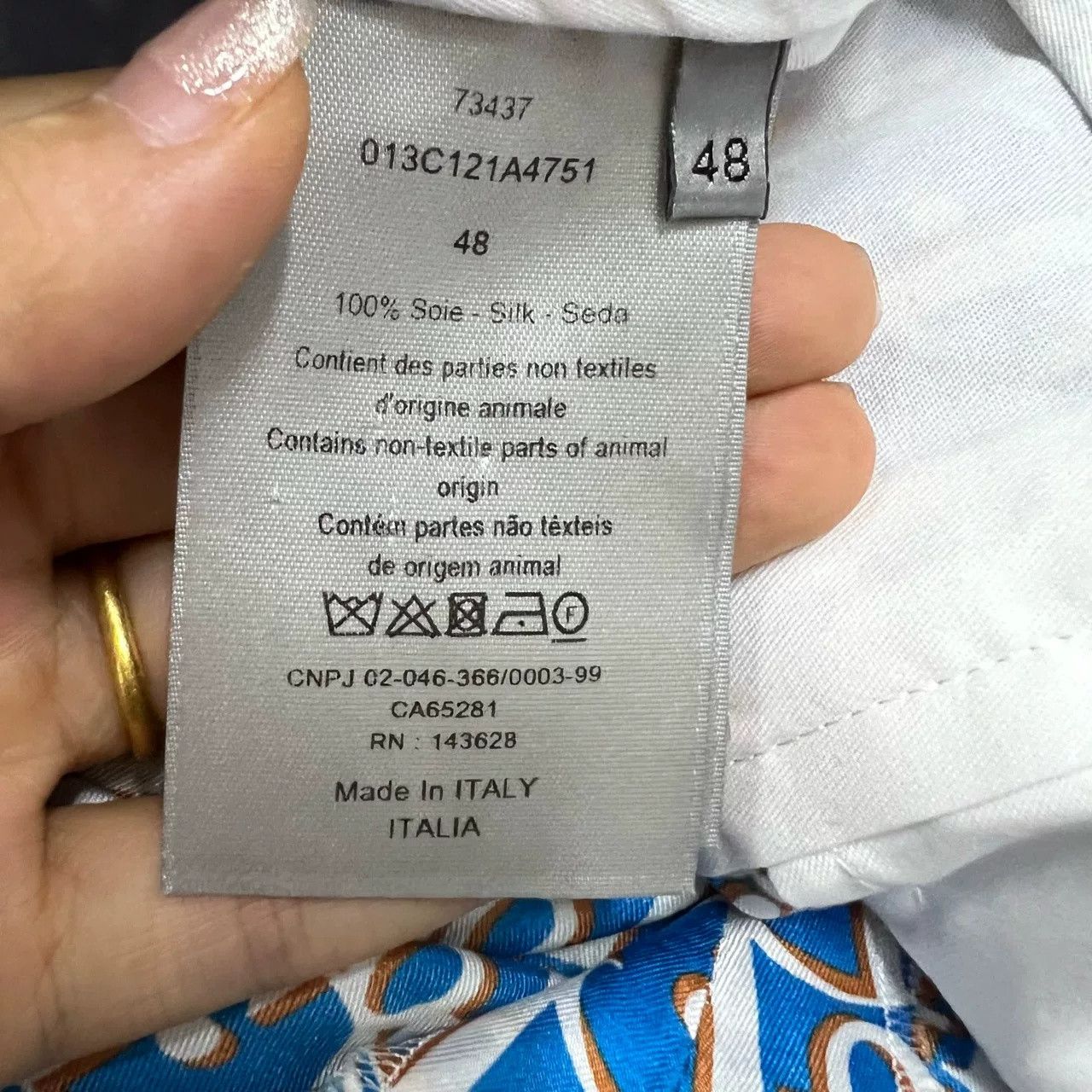 Dior Dior Blue Monogram Silk Shorts Size US 32 / EU 48 - 4 Thumbnail