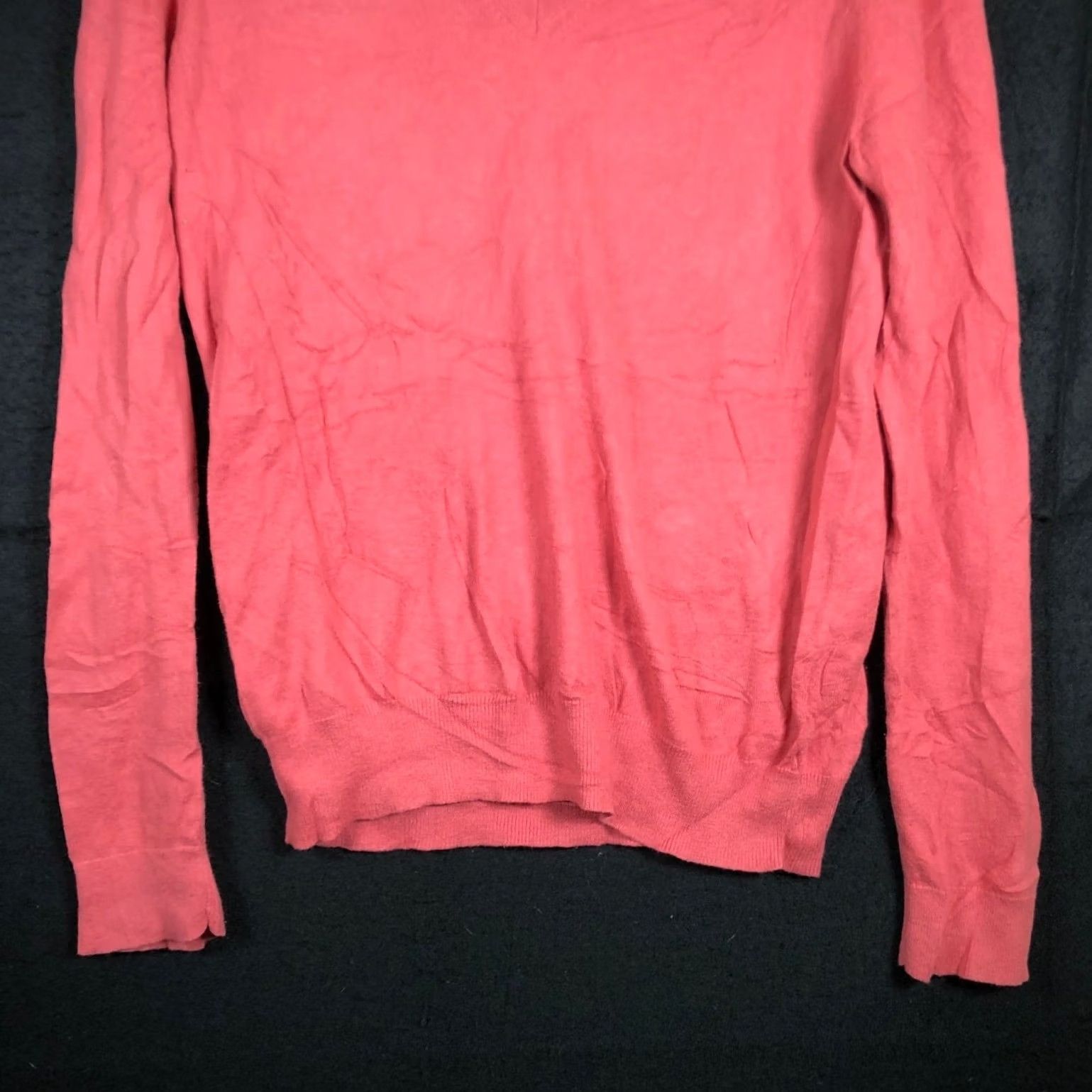 Uniqlo Uniqlo Womens Sweater Blush V Neck Long Sleeve Cashmere Blend Medium Size M / US 6-8 / IT 42-44 - 3 Thumbnail