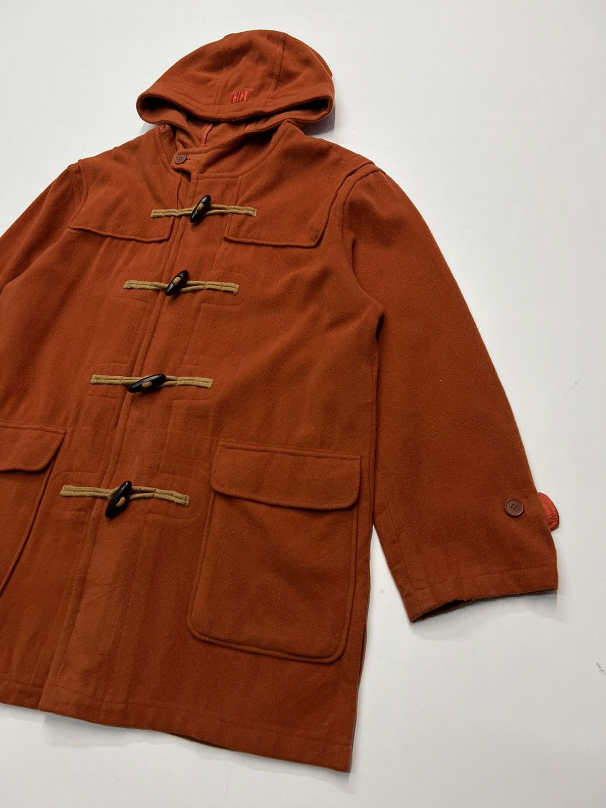 Helly Hansen 🔥HELLY HANSEN DUFFLE COAT WITH HOODIE Size US L / EU 52-54 / 3 - 4 Thumbnail