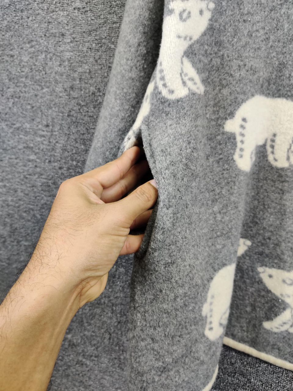 Courreges Courreges Paris Polar Bear Mohair Cardigan Button Ups Size US L / EU 52-54 / 3 - 11 Thumbnail