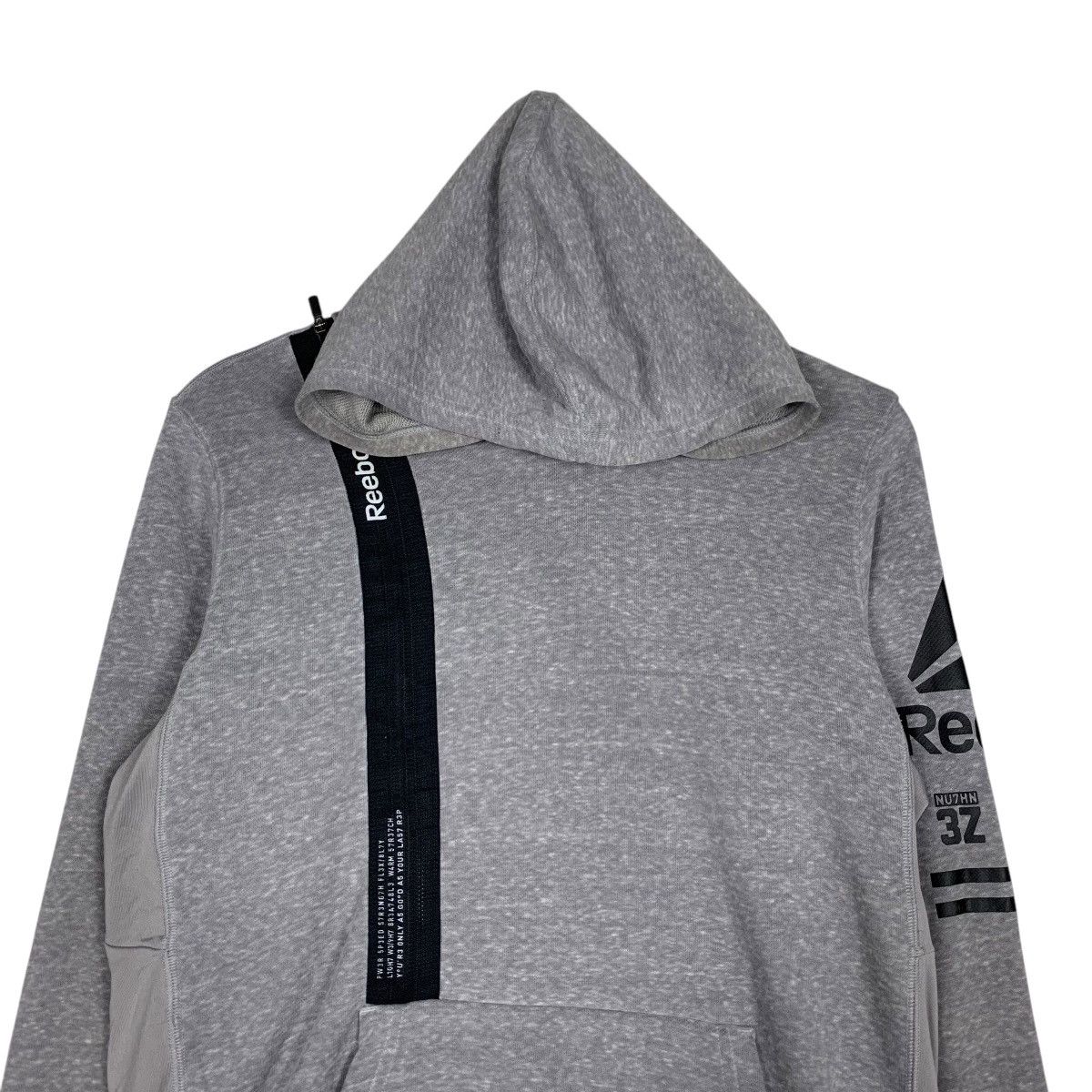 Reebok REEBOK Asymmetrical Half Zip Pullover Hoodies #1522-C68 Size US S / EU 44-46 / 1 - 2 Thumbnail